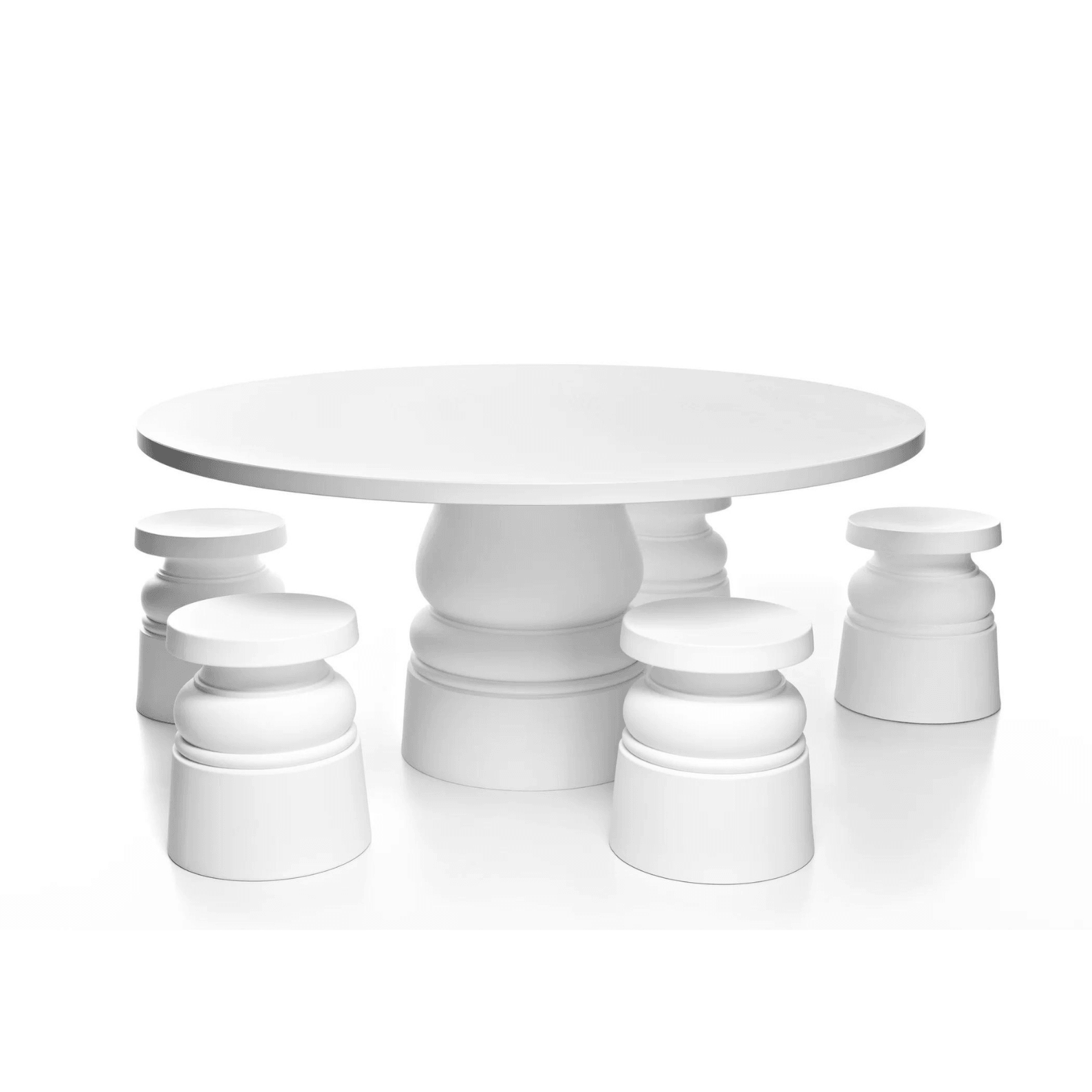 Stołek CONTAINER NEW ANTIQUES biały Moooi Eye on Design