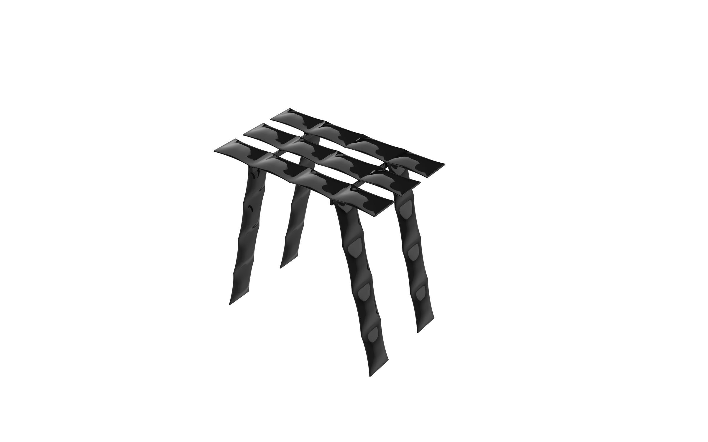 Stołek COSMIC STOOL Mati Sipiora Czarny Eye on Design