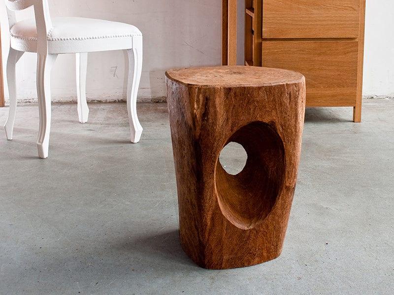 Stołek DEVIL'S EYE drewniany Pols Potten Eye on Design