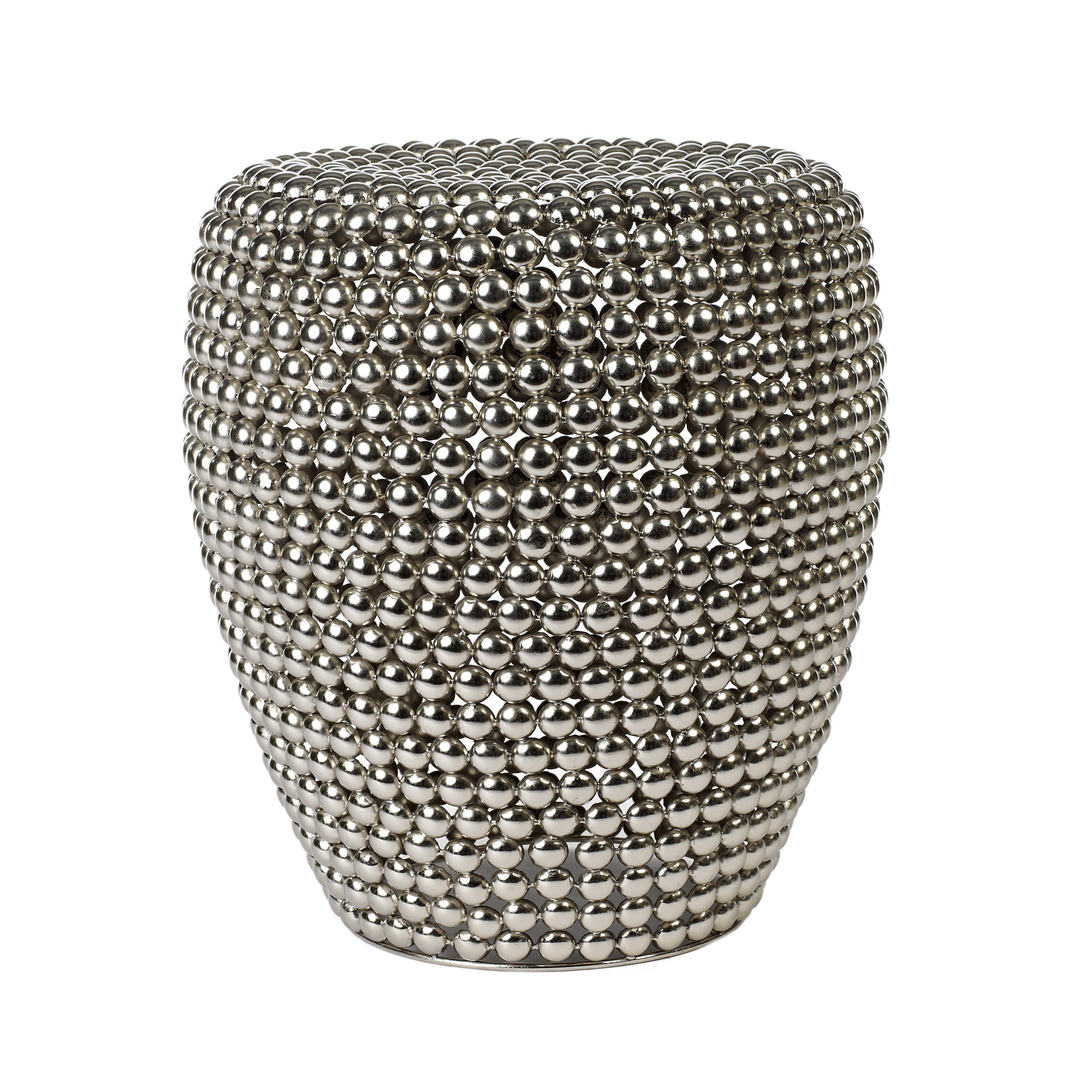 Stołek DOT srebrny Pols Potten Eye on Design