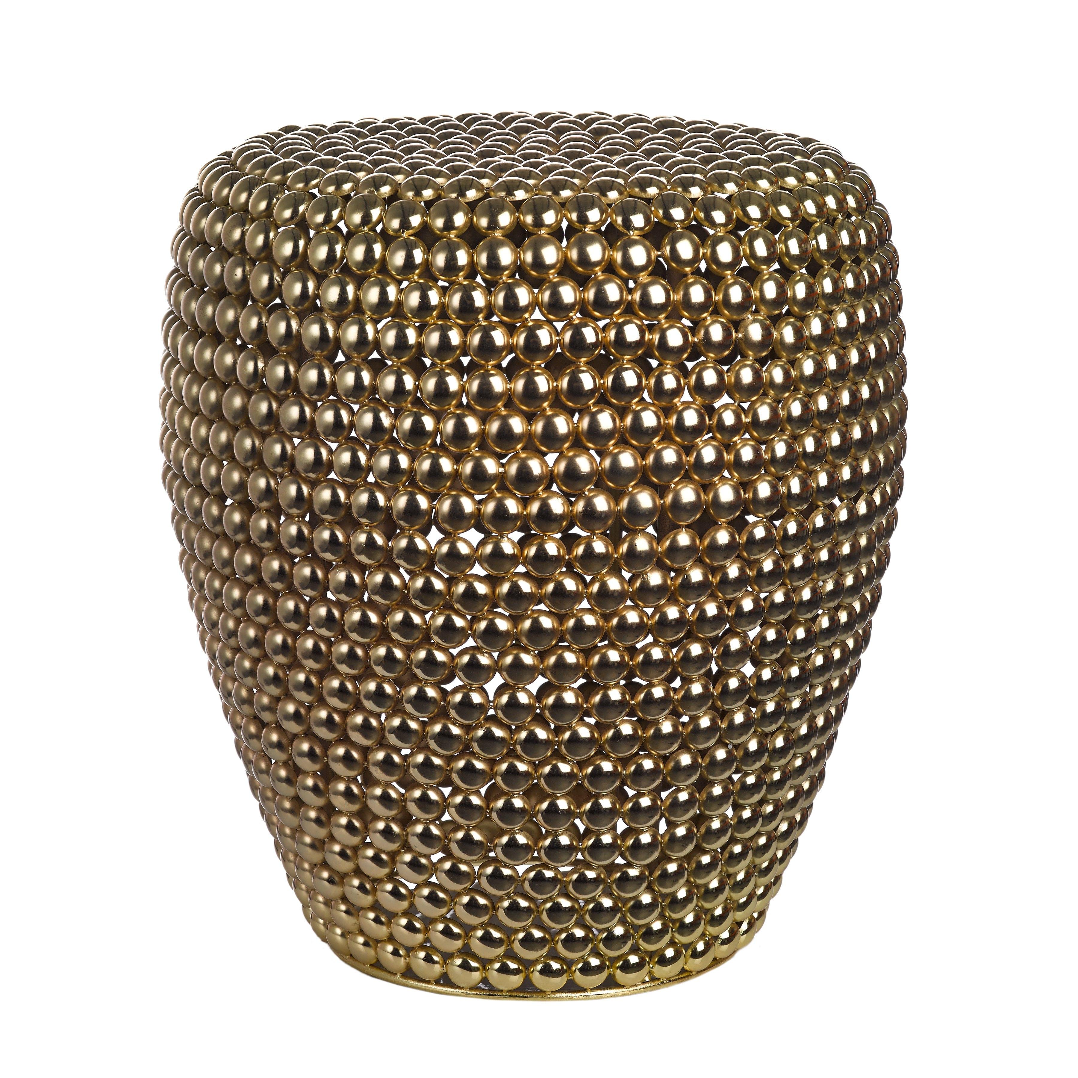 Stołek DOT złoty Pols Potten Eye on Design