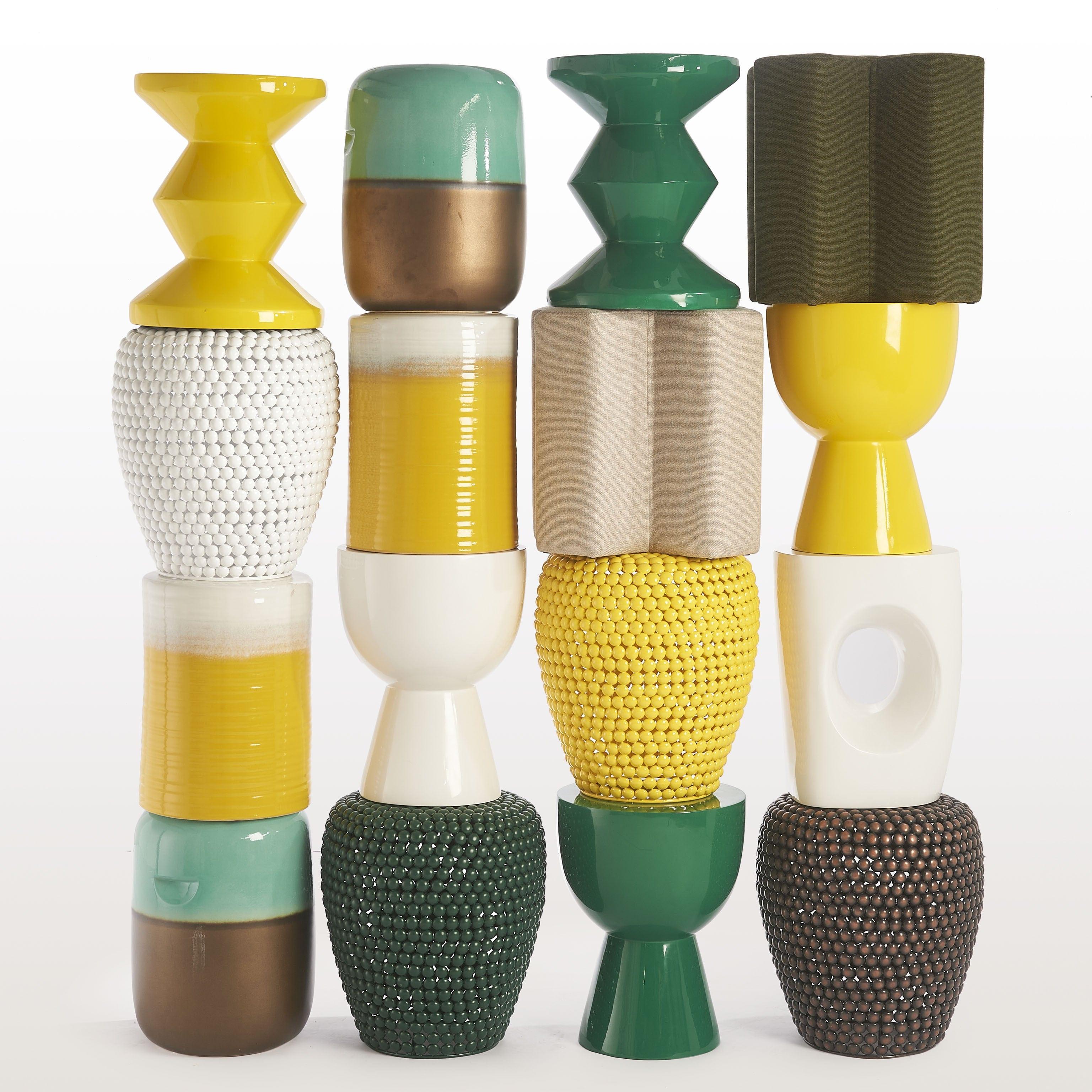 Stołek LAGER żółty Pols Potten Eye on Design