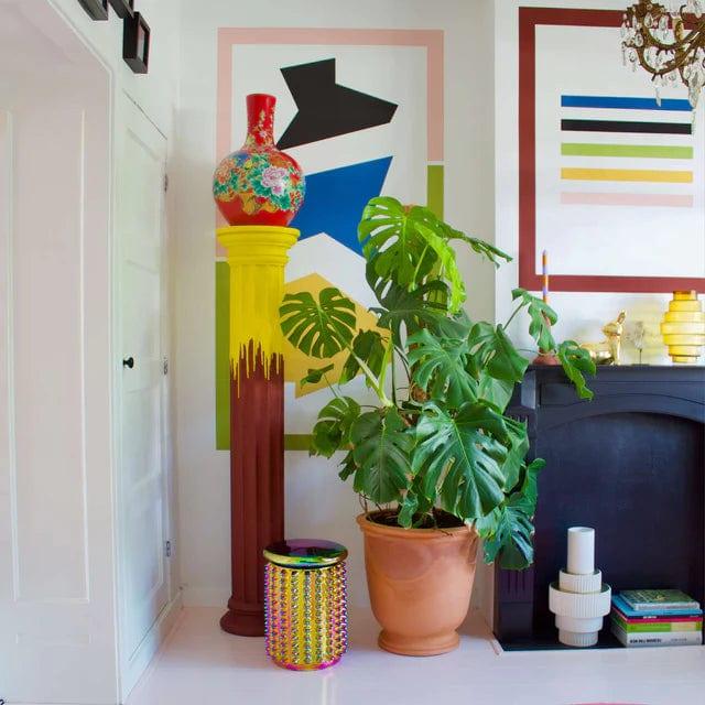 Stołek OILY SPIKE petrol Pols Potten Eye on Design