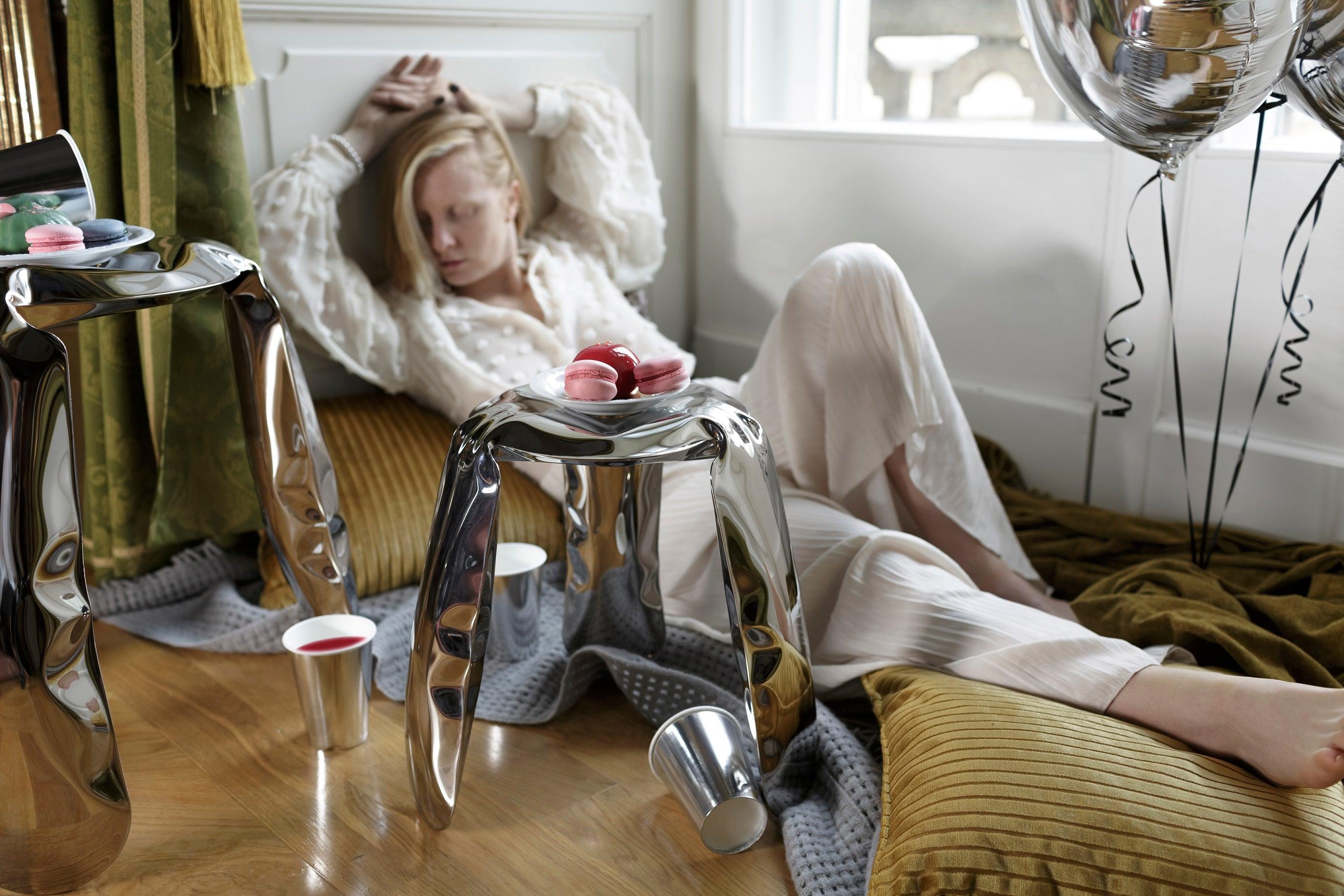 Stołek PLOPP inox Zieta Studio Eye on Design