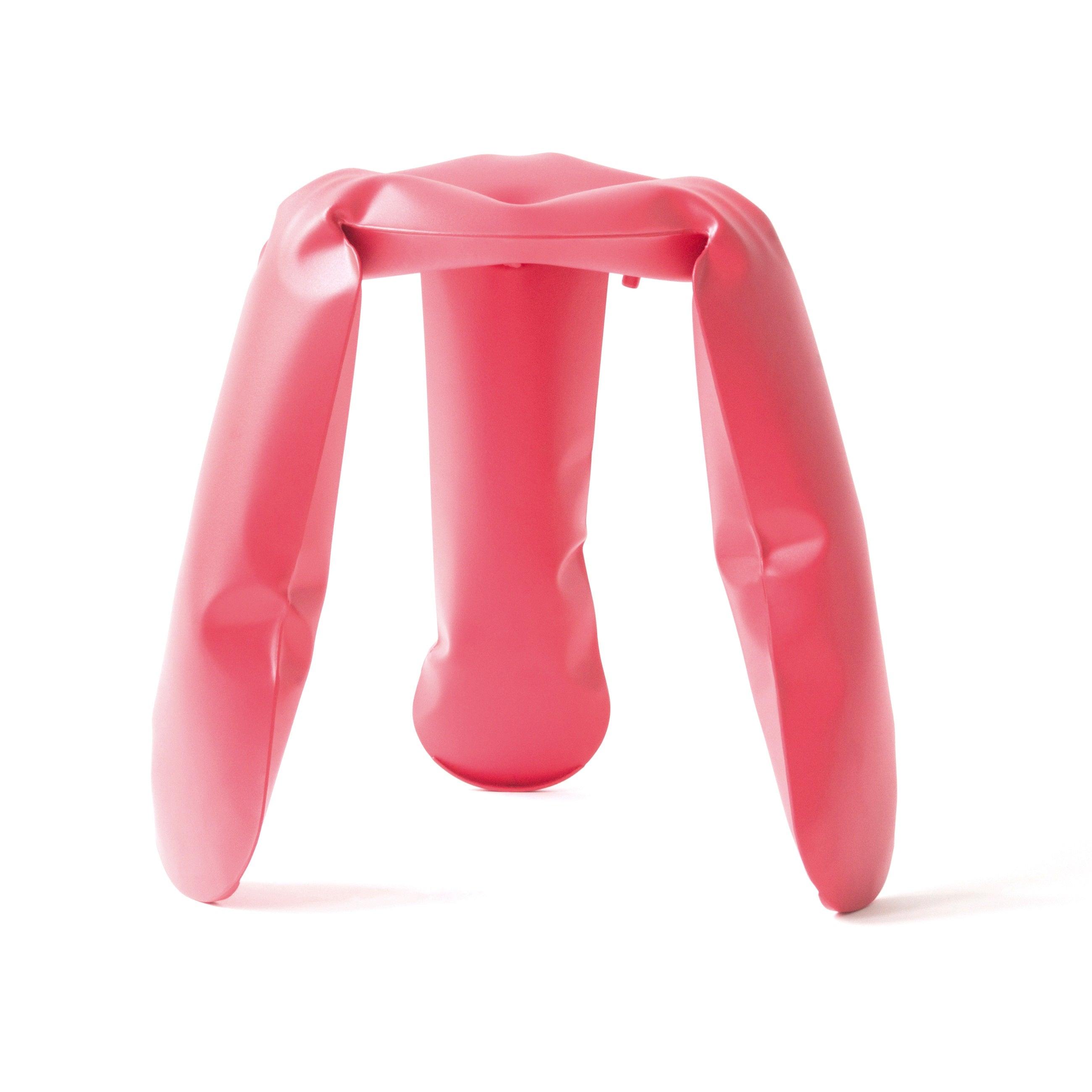 Stołek PLOPP truskawkowy czerwony mat Zieta Studio Eye on Design