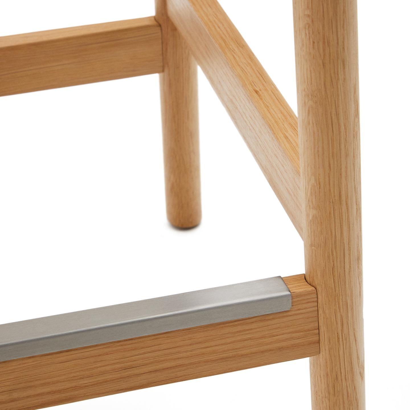 Stołek YALIA lite drewno dębowe La Forma Eye on Design