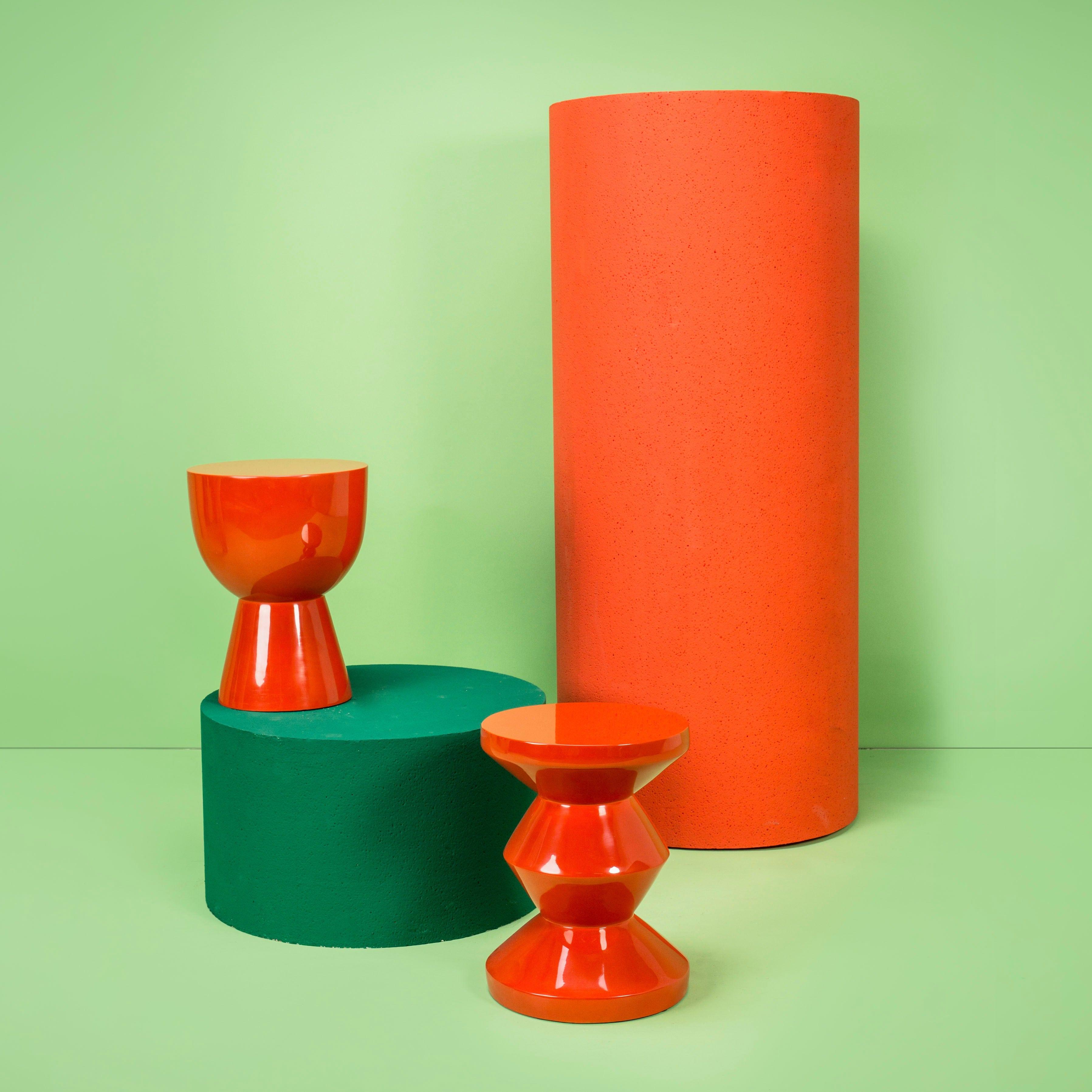 Stołek ZIG ZAG czerwony Pols Potten Eye on Design