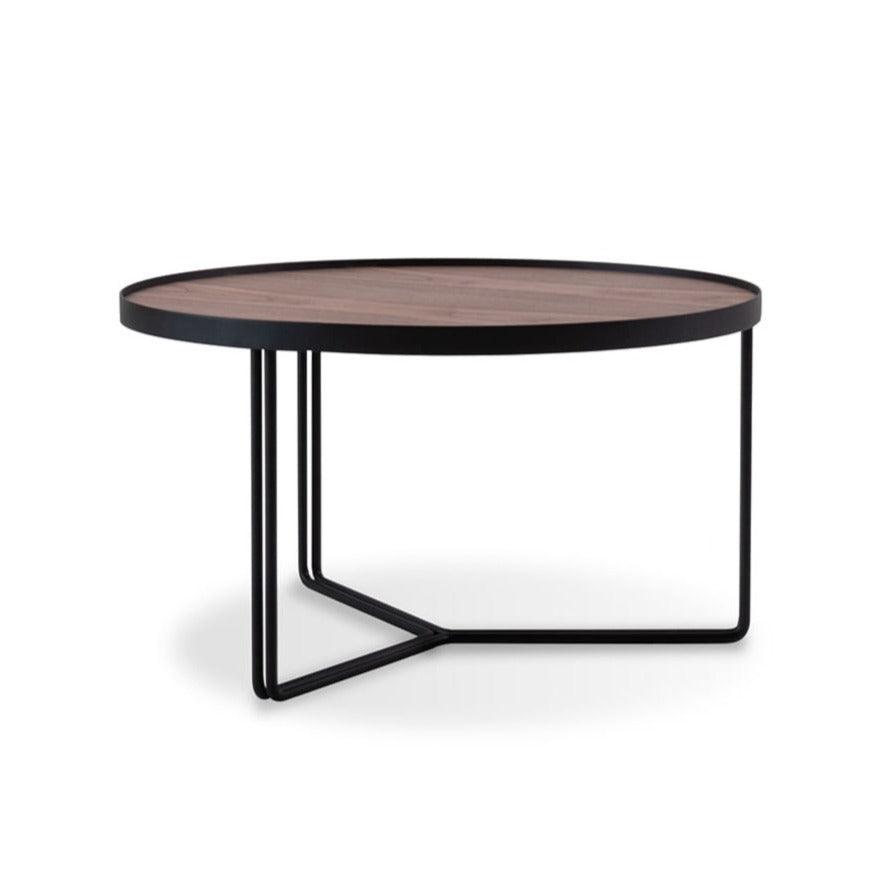 Stolik BIBIA I fornir z czarną podstawą Nobonobo Eye on Design