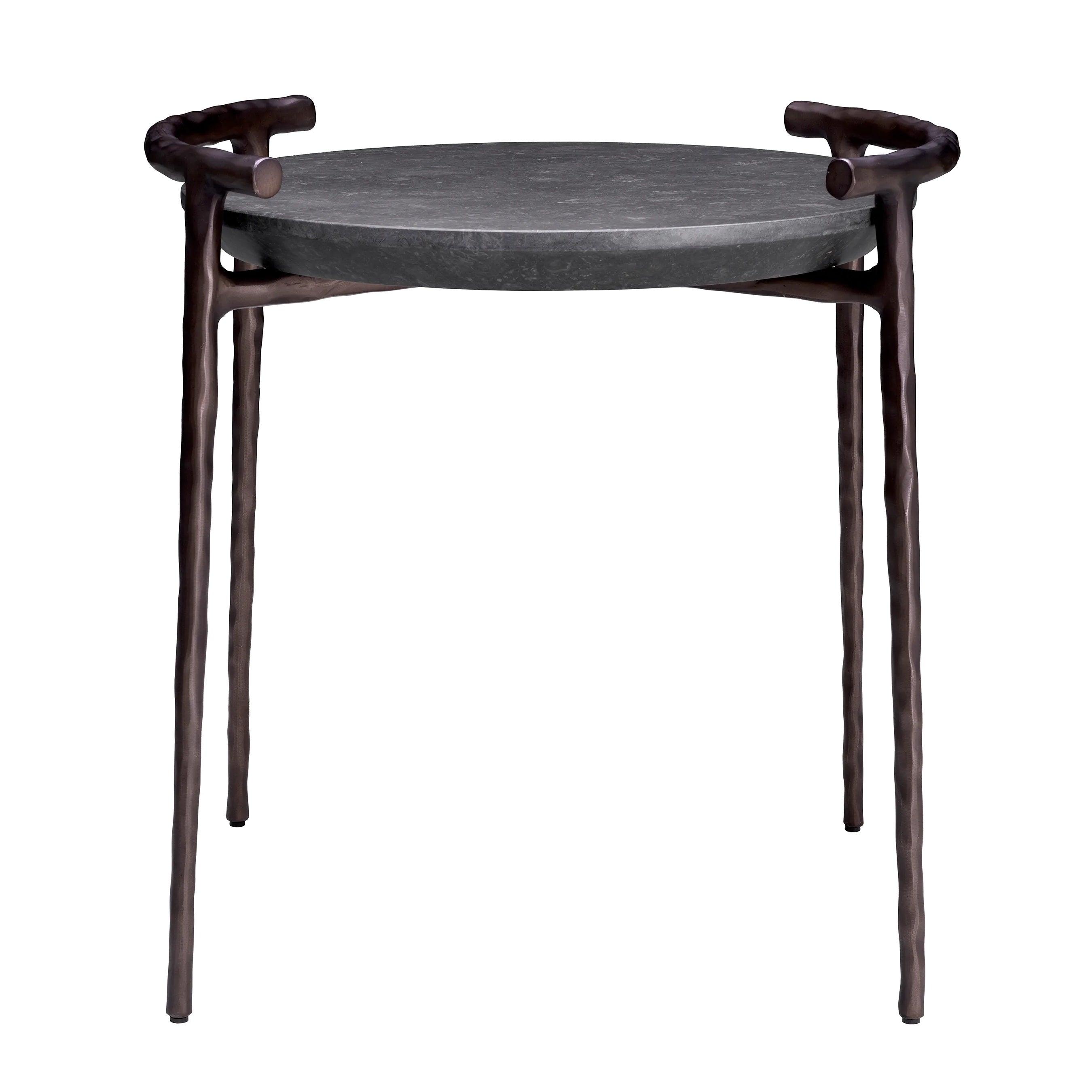 Stolik boczny ARCA szary marmur Eichholtz Eye on Design