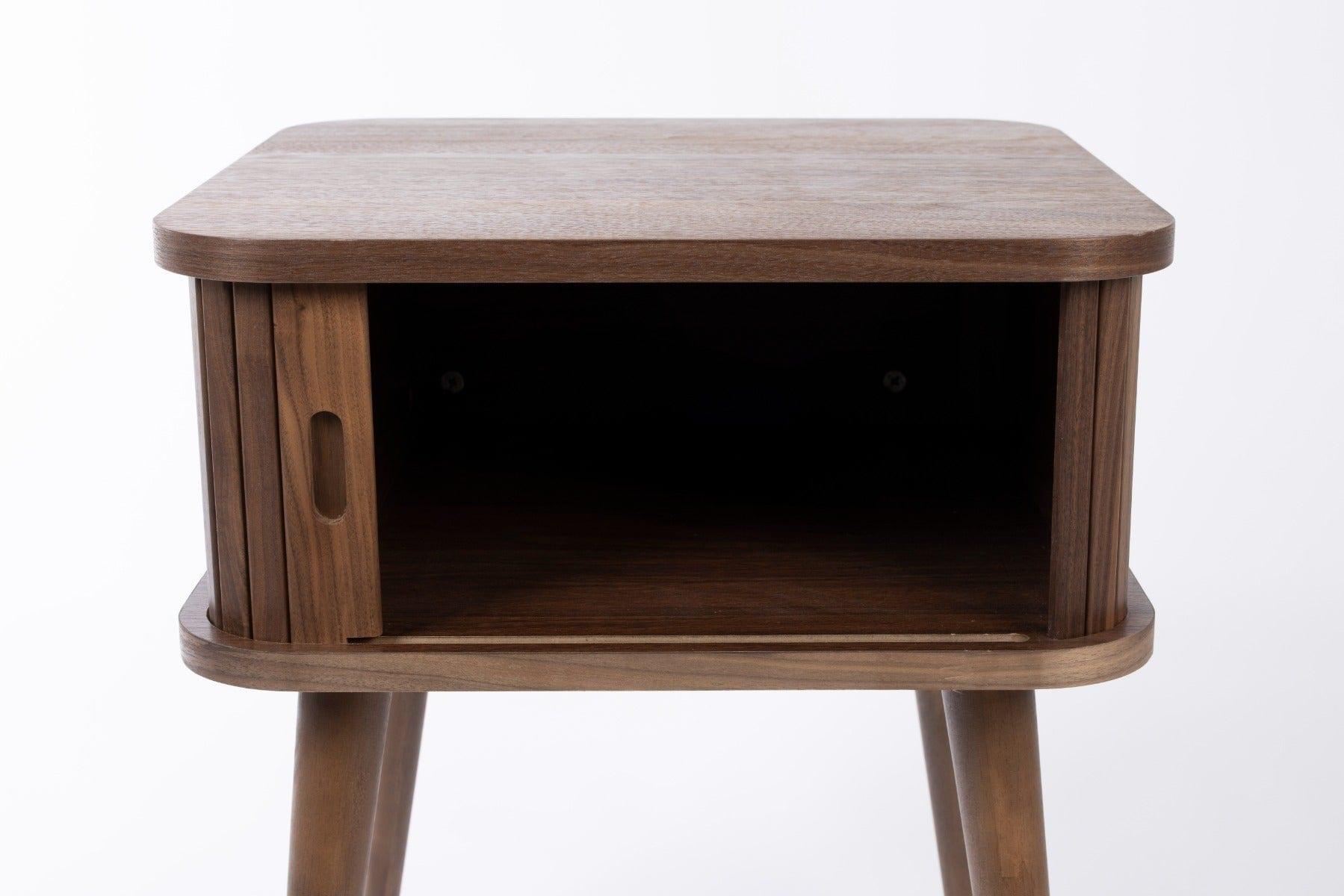 Stolik boczny BARBIER orzechowy Zuiver Eye on Design