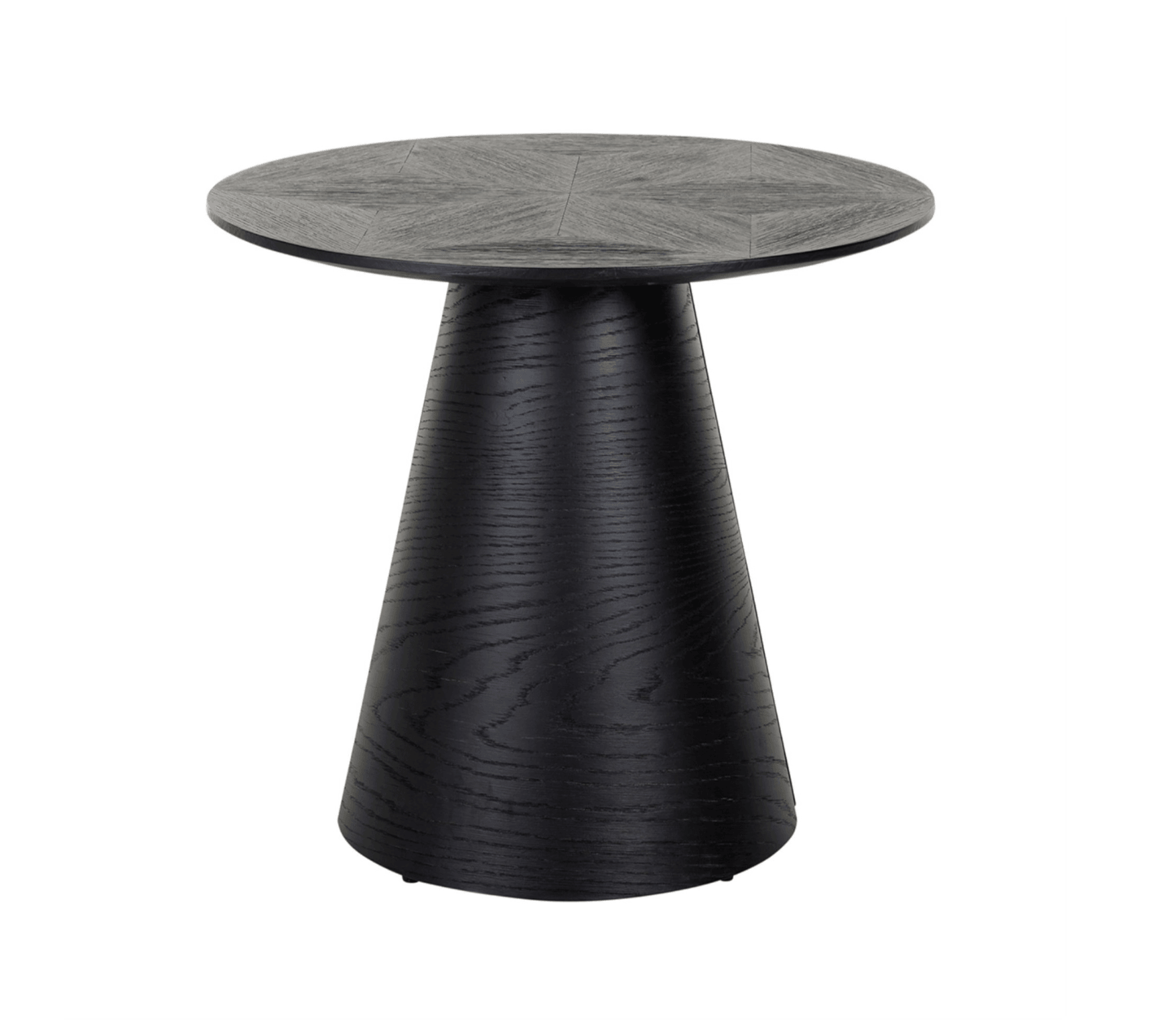 Stolik boczny BLAX czarny fornir dębowy Richmond Interiors Eye on Design