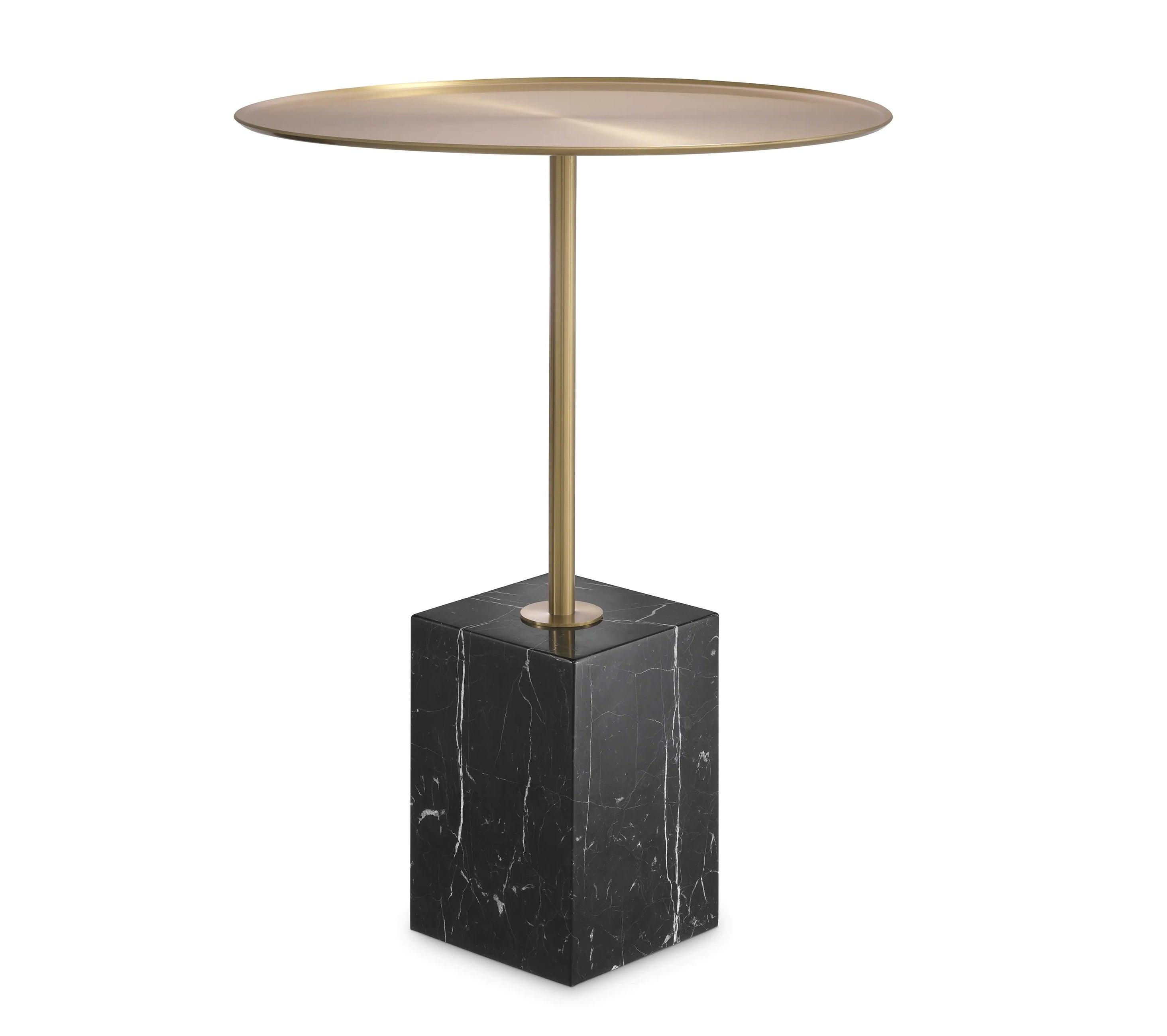 Stolik boczny COLE czarny marmur Eichholtz Eye on Design