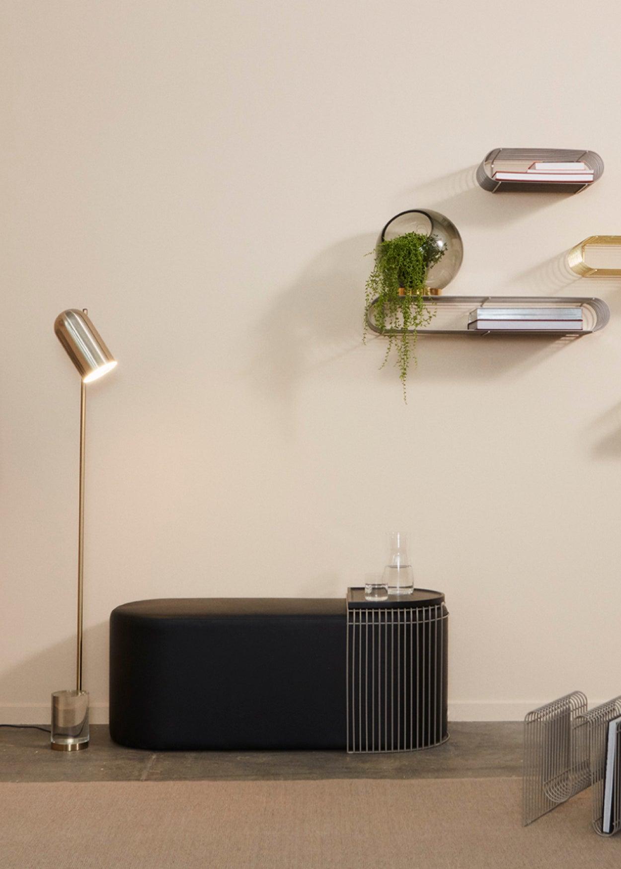 Stolik boczny CURVA taupe AYTM Eye on Design