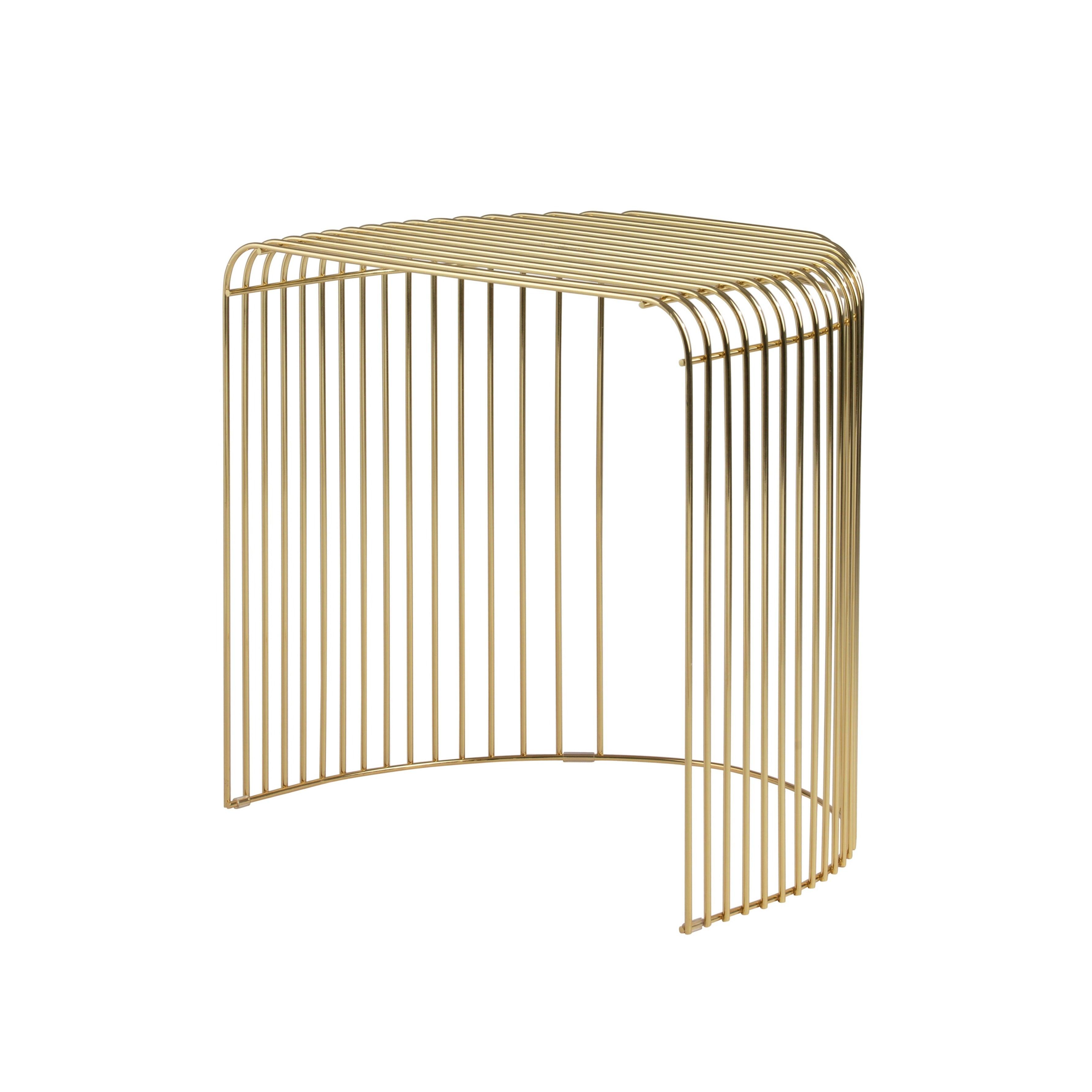 Stolik boczny CURVA złoty AYTM Eye on Design