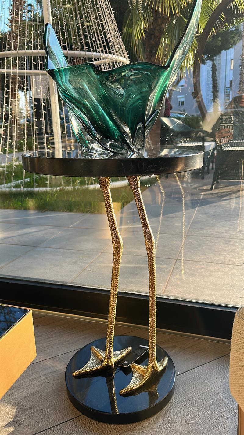 Stolik boczny LAGOON czarny marmur Eichholtz Eye on Design