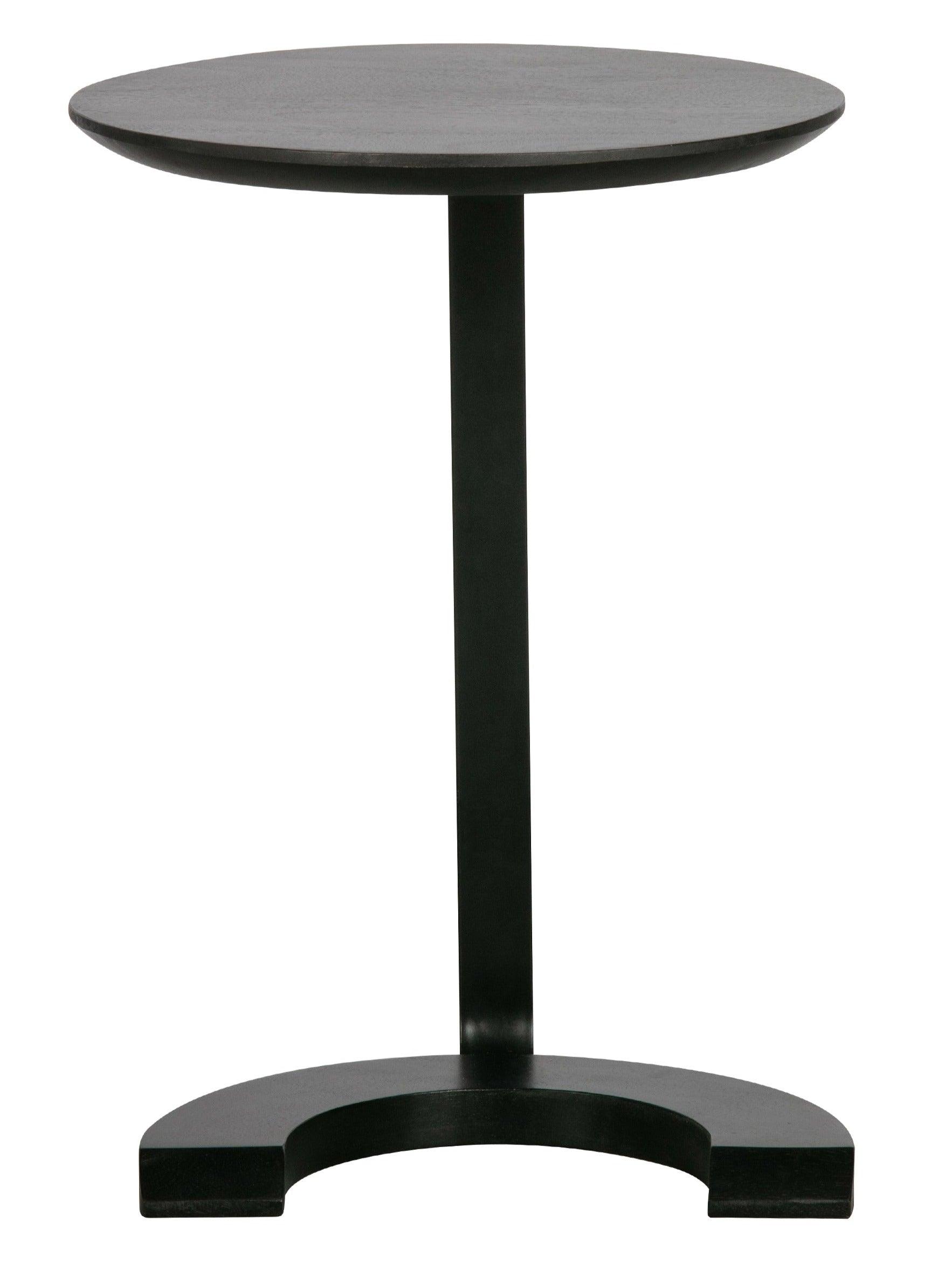 Stolik boczny metalowy czarny Woood Exclusive Eye on Design