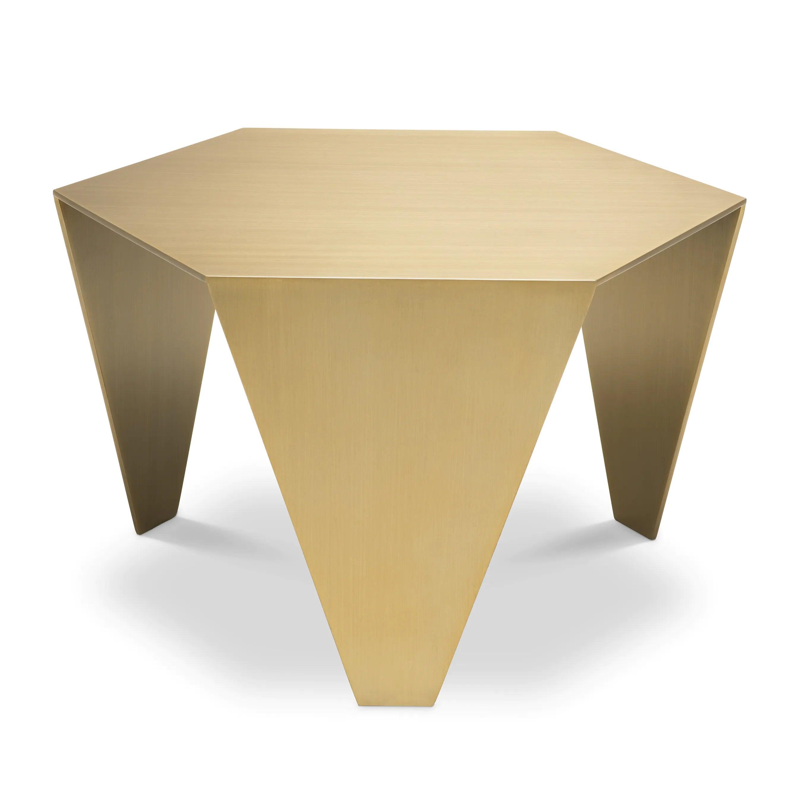 Stolik boczny METRO CHIC mosiężny Eichholtz Eye on Design