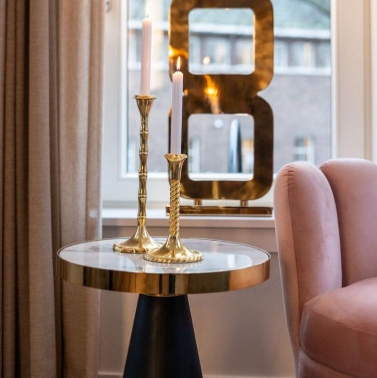 Stolik boczny ODIN biały marmur Richmond Interiors Eye on Design