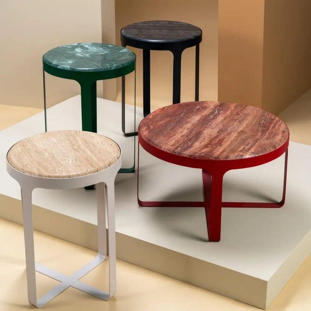 Stolik boczny STONER ciemnozielony Pols Potten Eye on Design