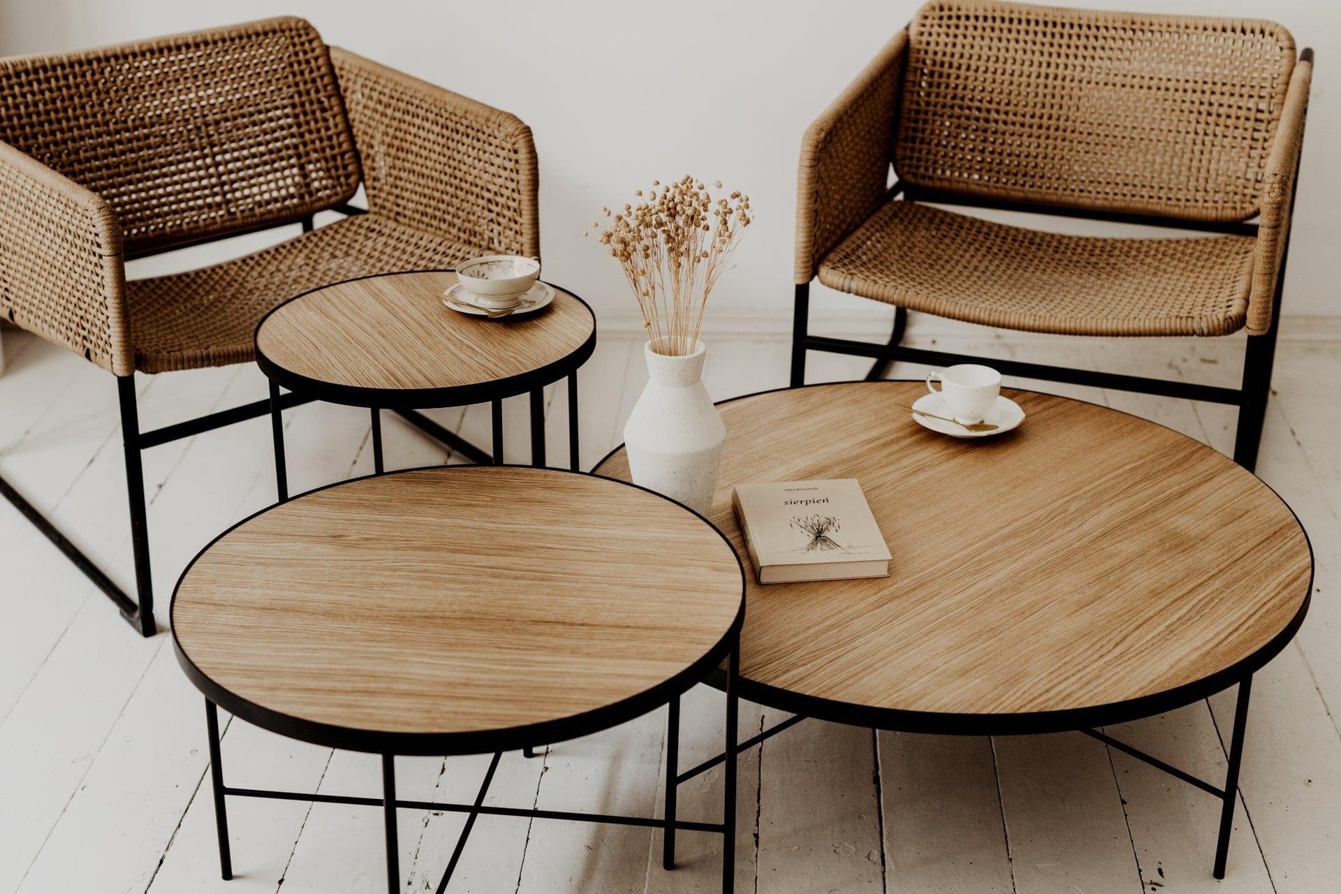 Stolik boczny TRE dąb naturalny Nordifra Eye on Design