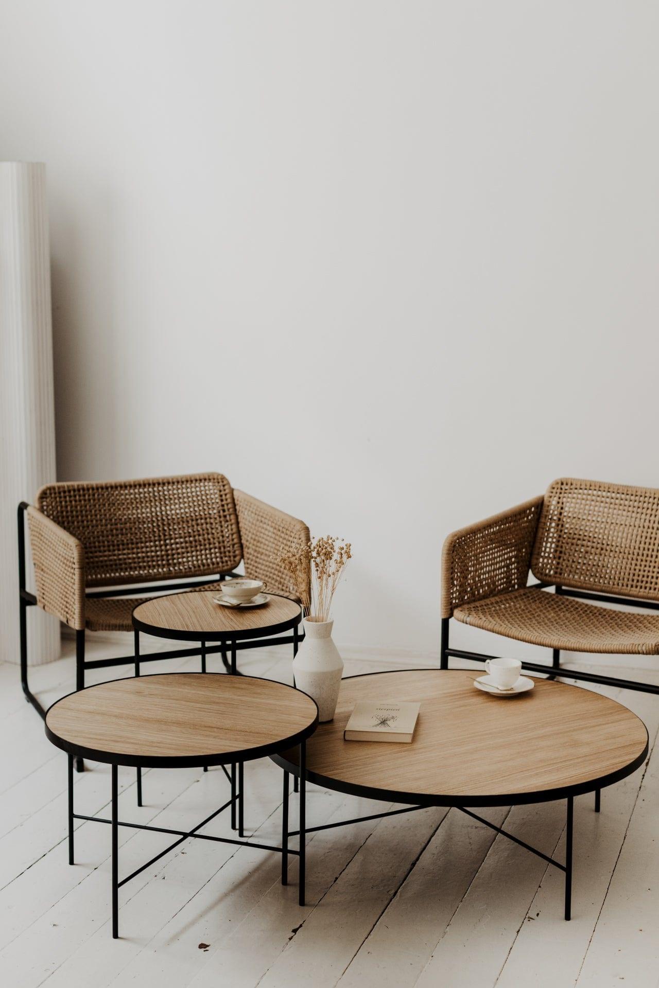 Stolik boczny TRE dąb naturalny Nordifra Eye on Design