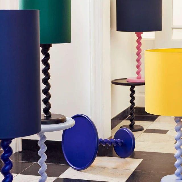 Stolik boczny TWISTER jasnoniebieski Pols Potten Eye on Design