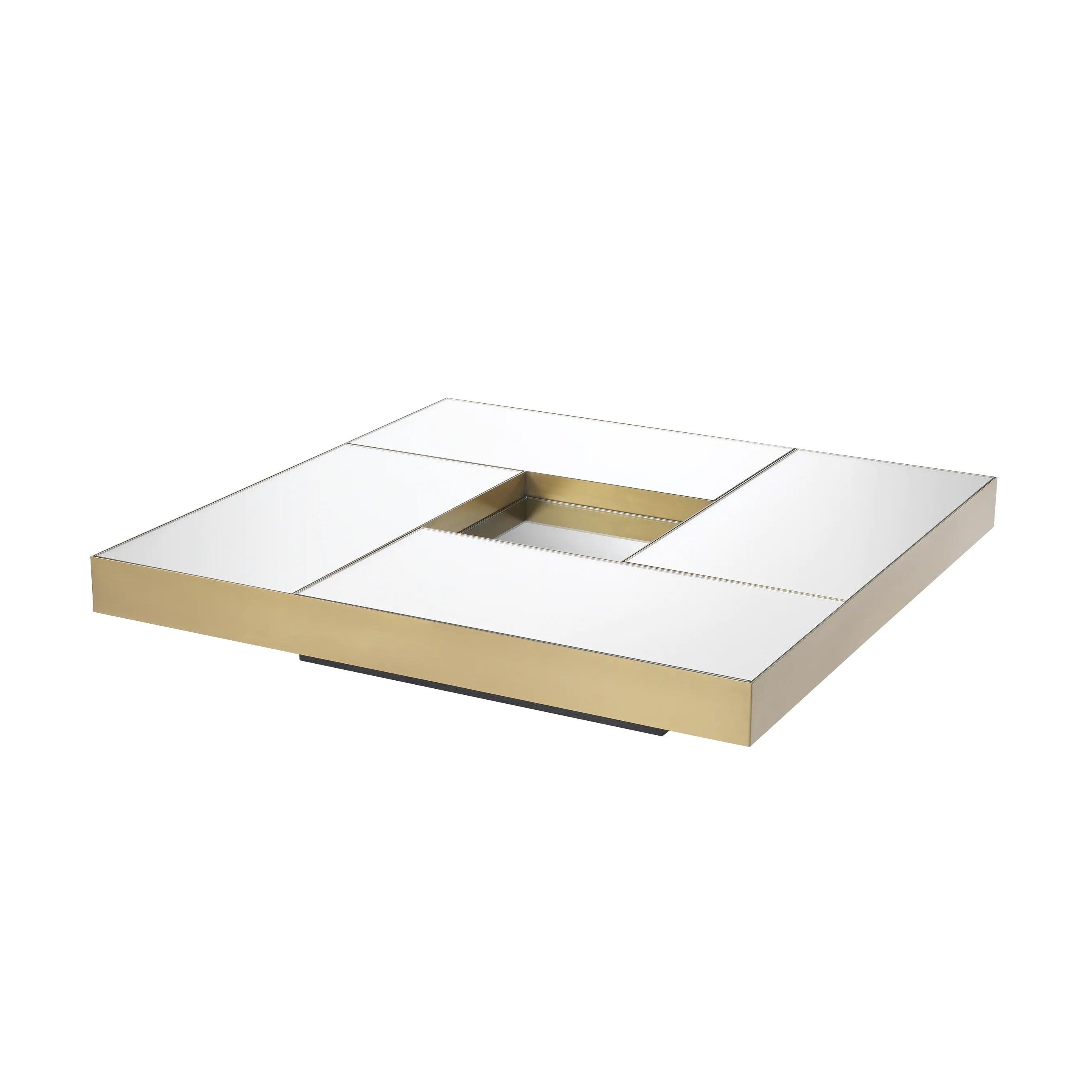 Stolik kawowy ALLURE lustrzany blat Eichholtz Eye on Design