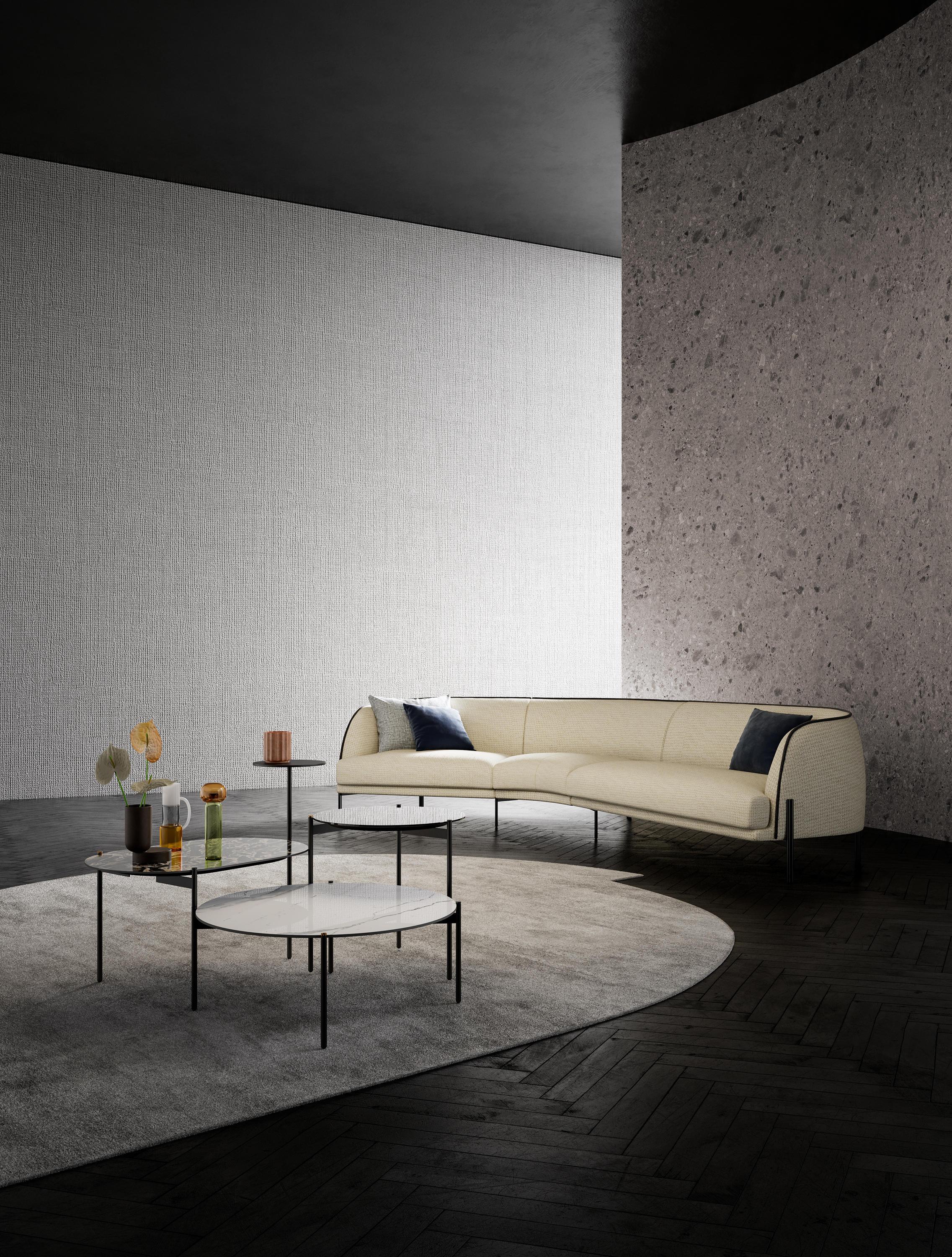 Stolik kawowy CAILLOU pomarańczowy Liu Jo Living Eye on Design