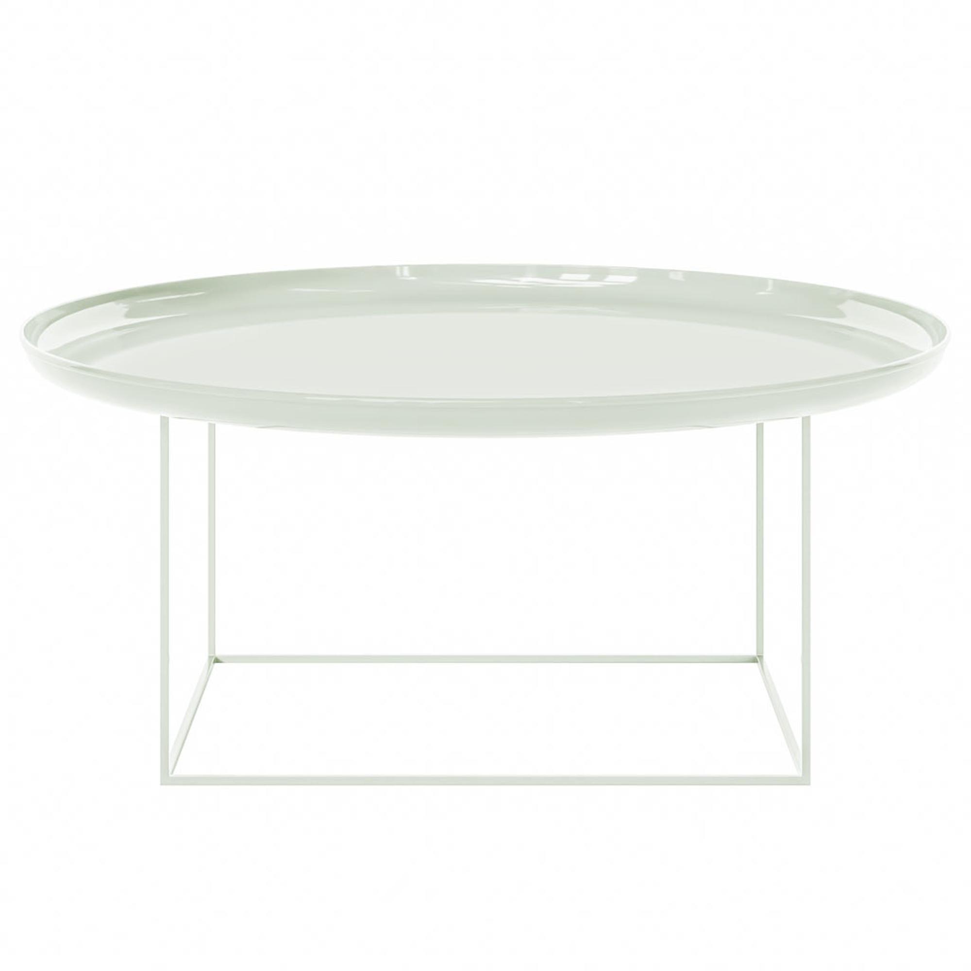 Stolik kawowy DUKE miętowy lakierowany NORR11 L Eye on Design