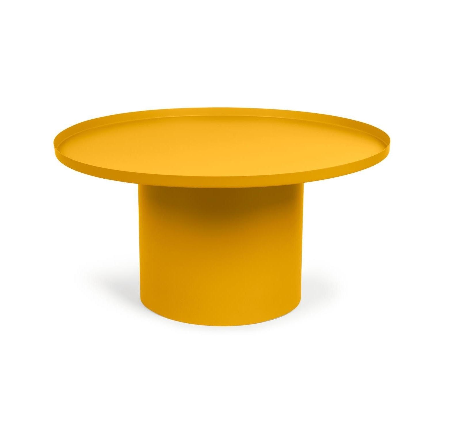 Stolik kawowy FLEKSA musztardowy La Forma Eye on Design