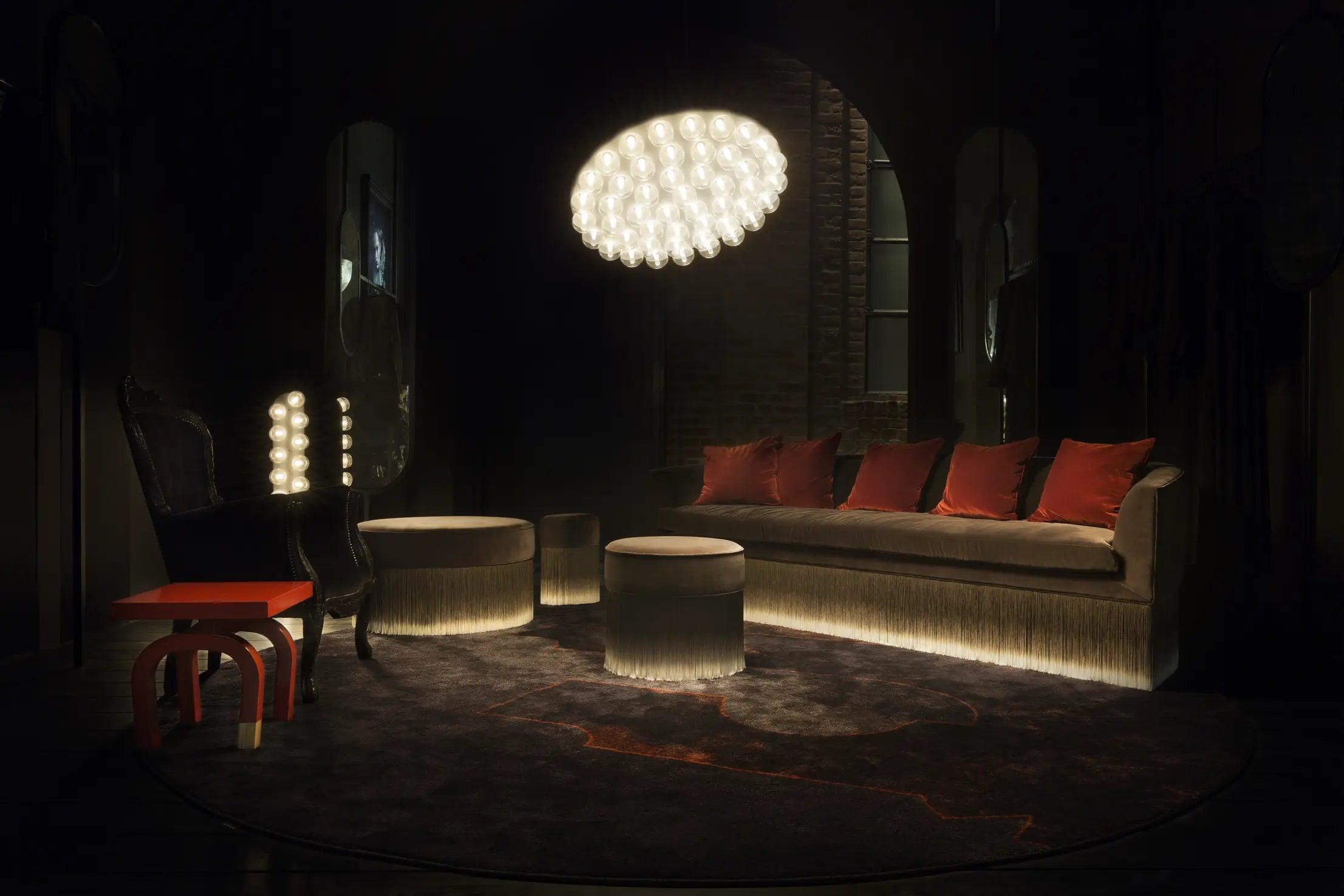 Stolik kawowy kwadratowy COMMON COMARDES FARMER bordowy Moooi Eye on Design