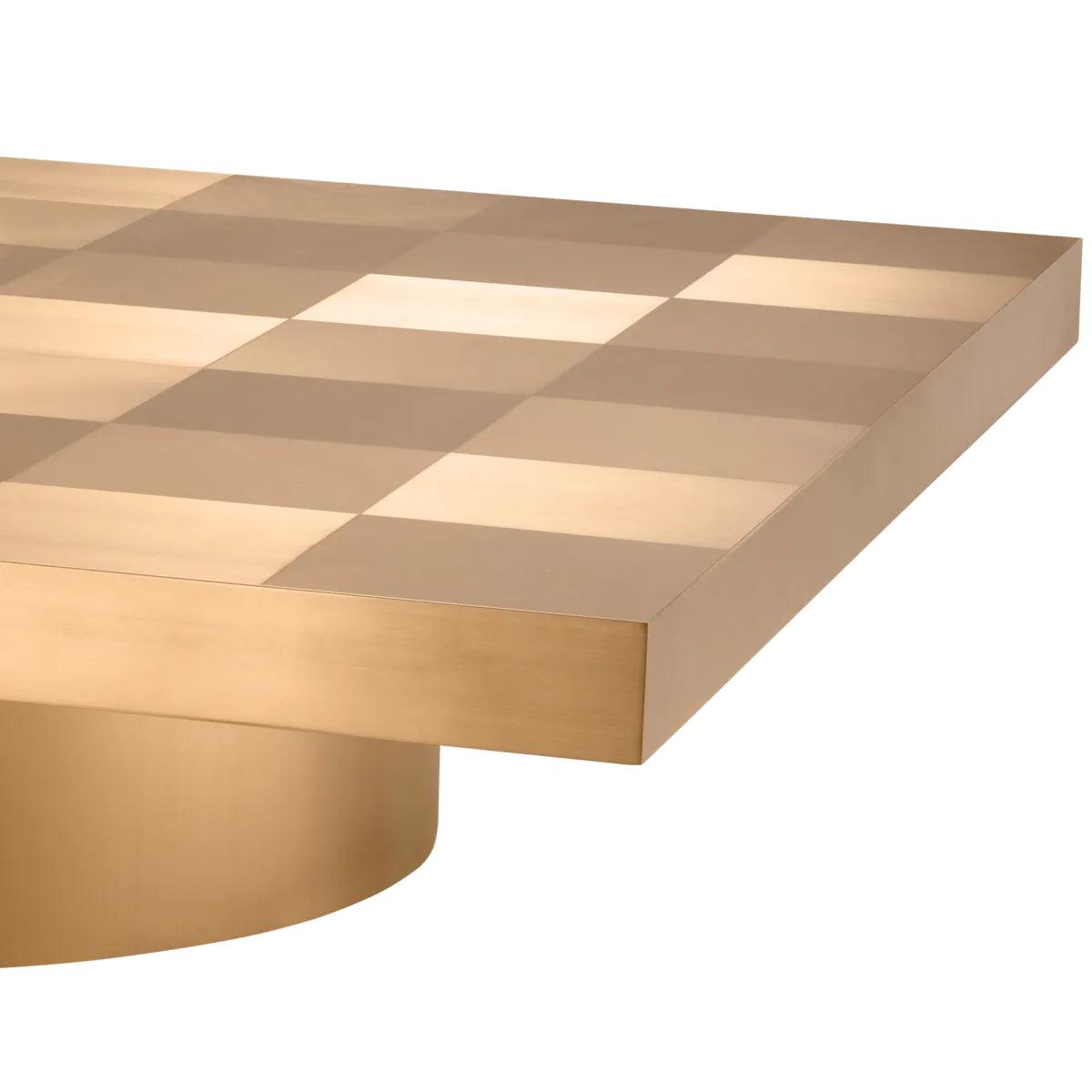 Stolik kawowy LAPORTE mosiężny Eichholtz Eye on Design