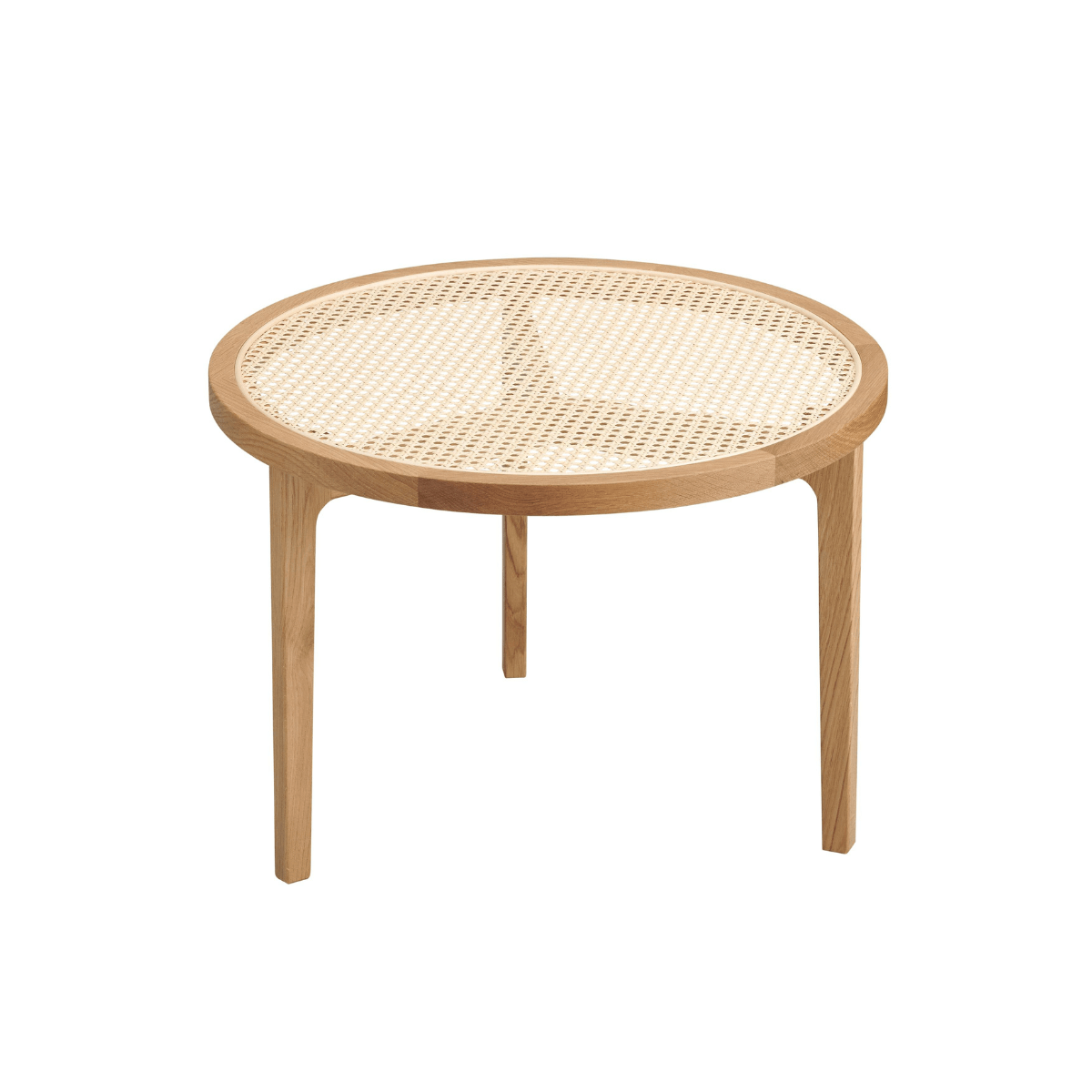 Stolik kawowy LE ROI dębowy z rattanem NORR11 Eye on Design