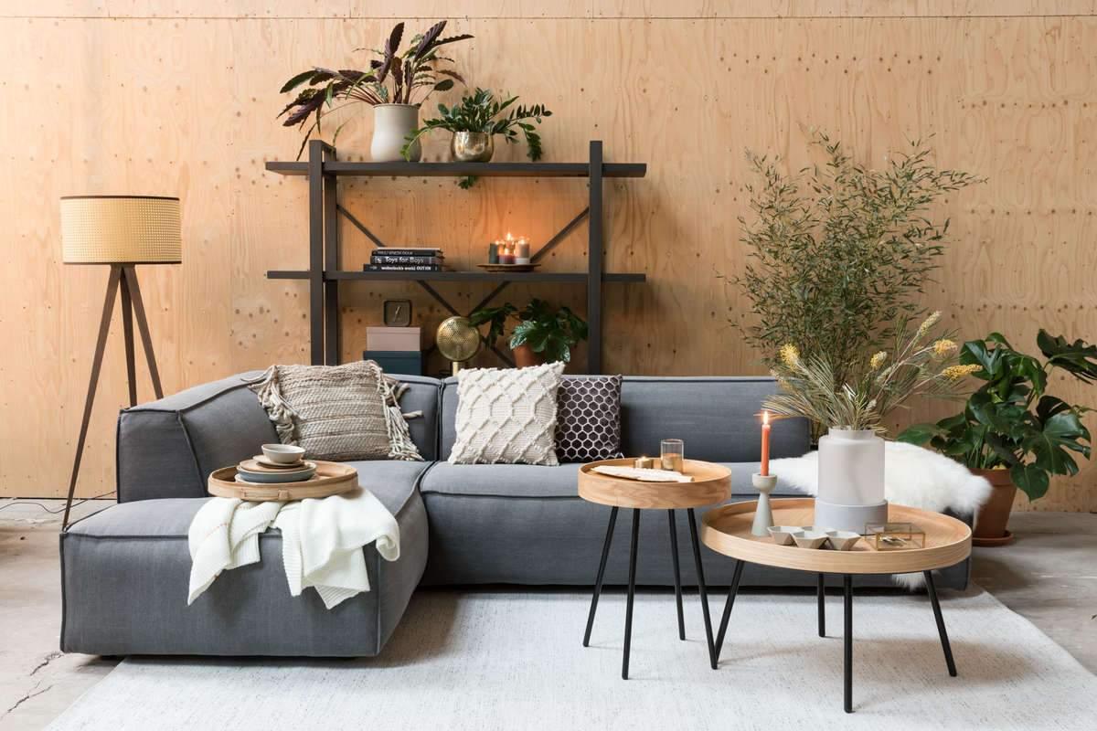 Stolik kawowy OAK TRAY drewniany Zuiver Eye on Design