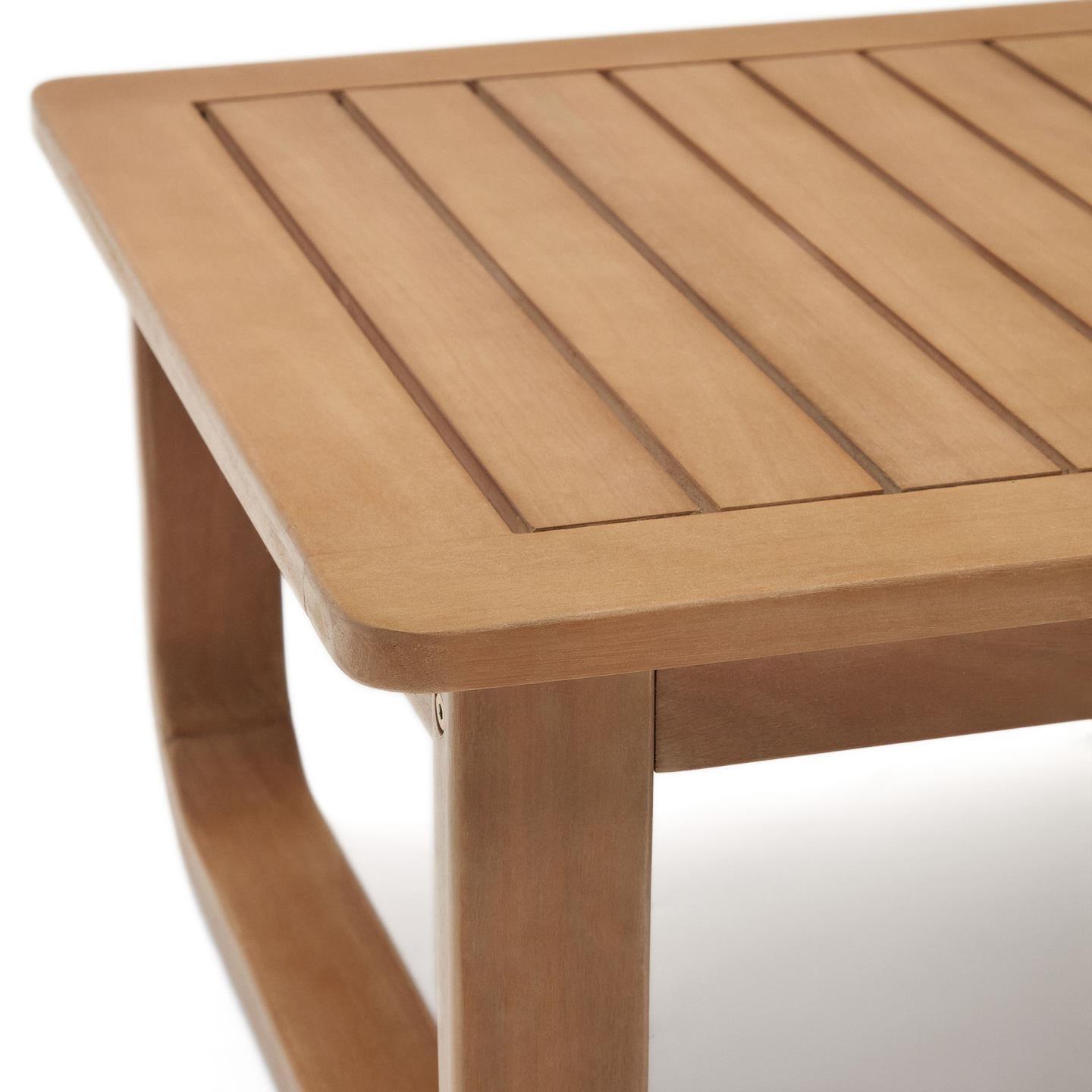 Stolik kawowy ogrodowy SACALETA lite drewno eukaliptusowe La Forma Eye on Design