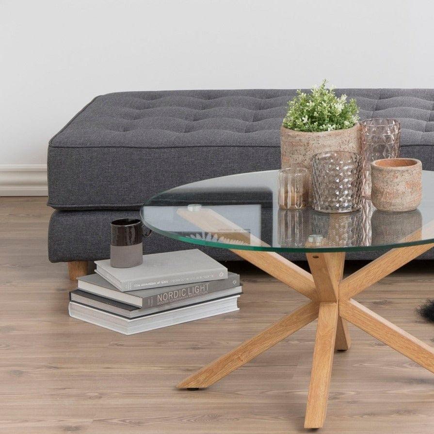 Stolik kawowy okrągły HEAVEN drewniany Home Essentials Eye on Design