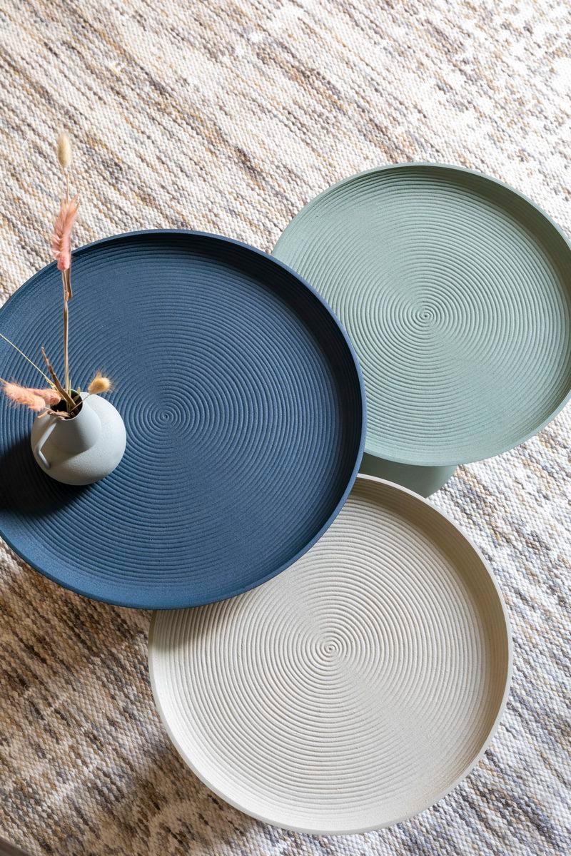 Stolik kawowy RINGAR beżowy White Label Living Eye on Design