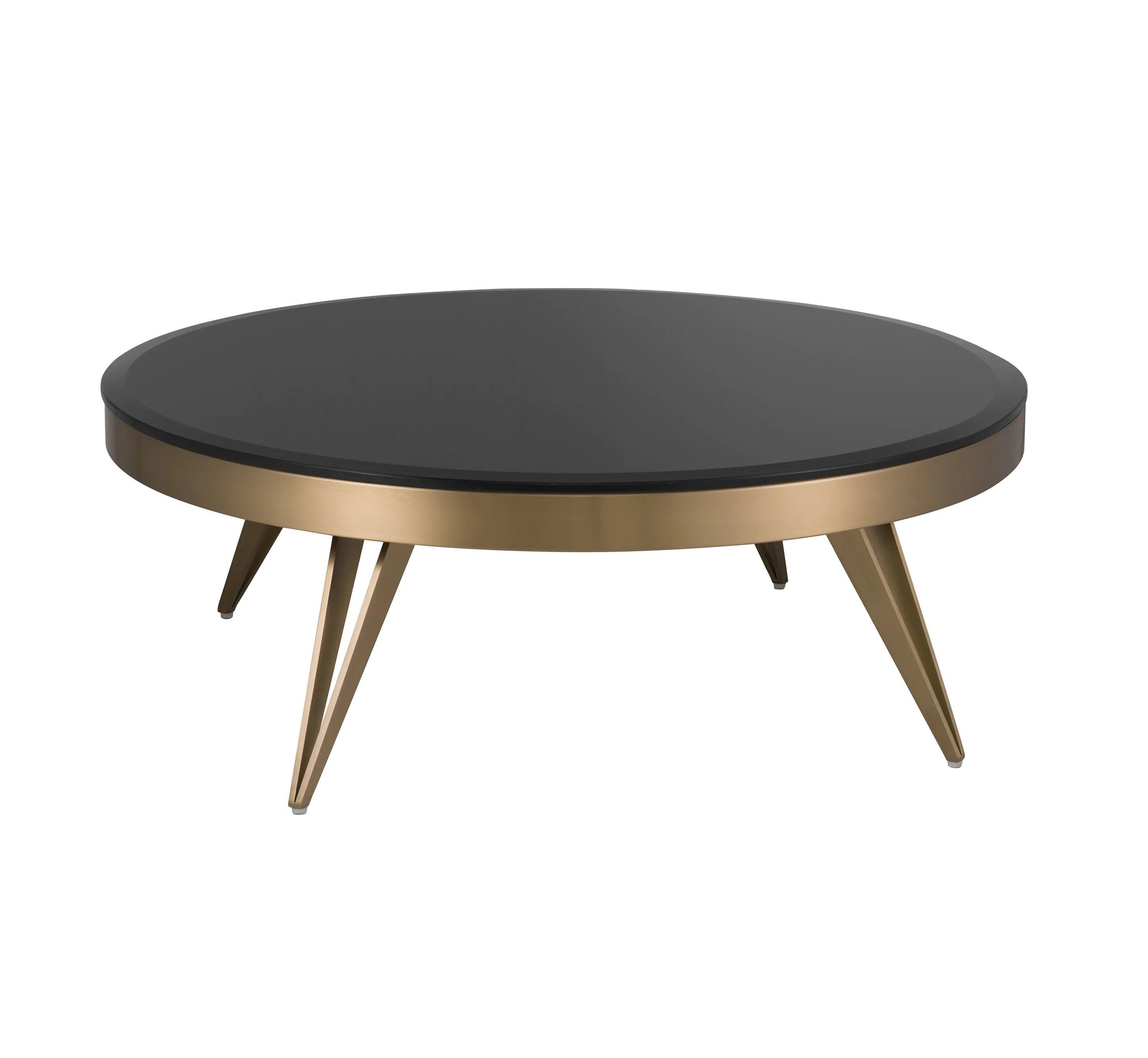 Stolik kawowy ROCCO szczotkowany mosiądz Eichholtz Eye on Design