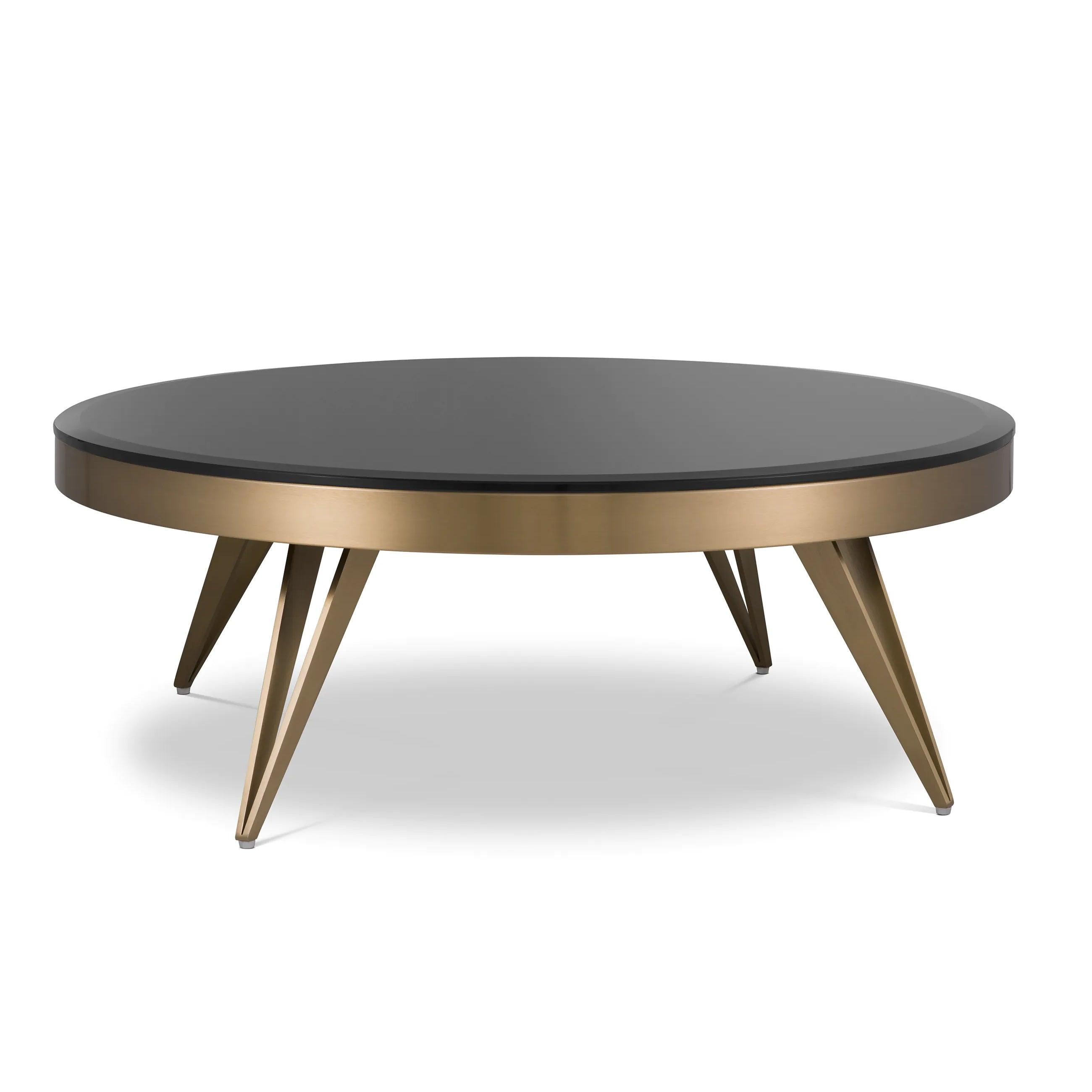 Stolik kawowy ROCCO szczotkowany mosiądz Eichholtz Eye on Design