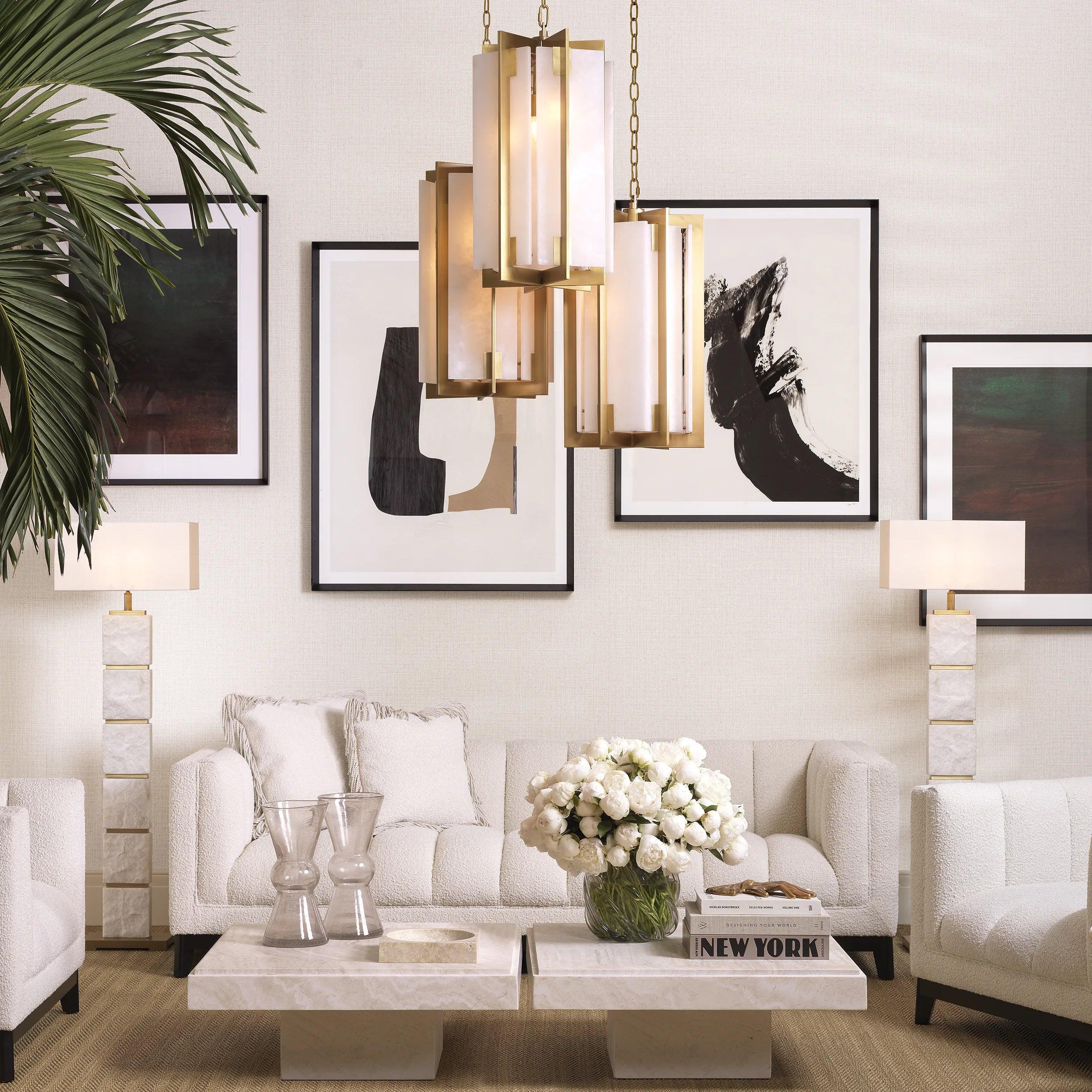 Stolik kawowy SARTORIA trawertyn Eichholtz Eye on Design