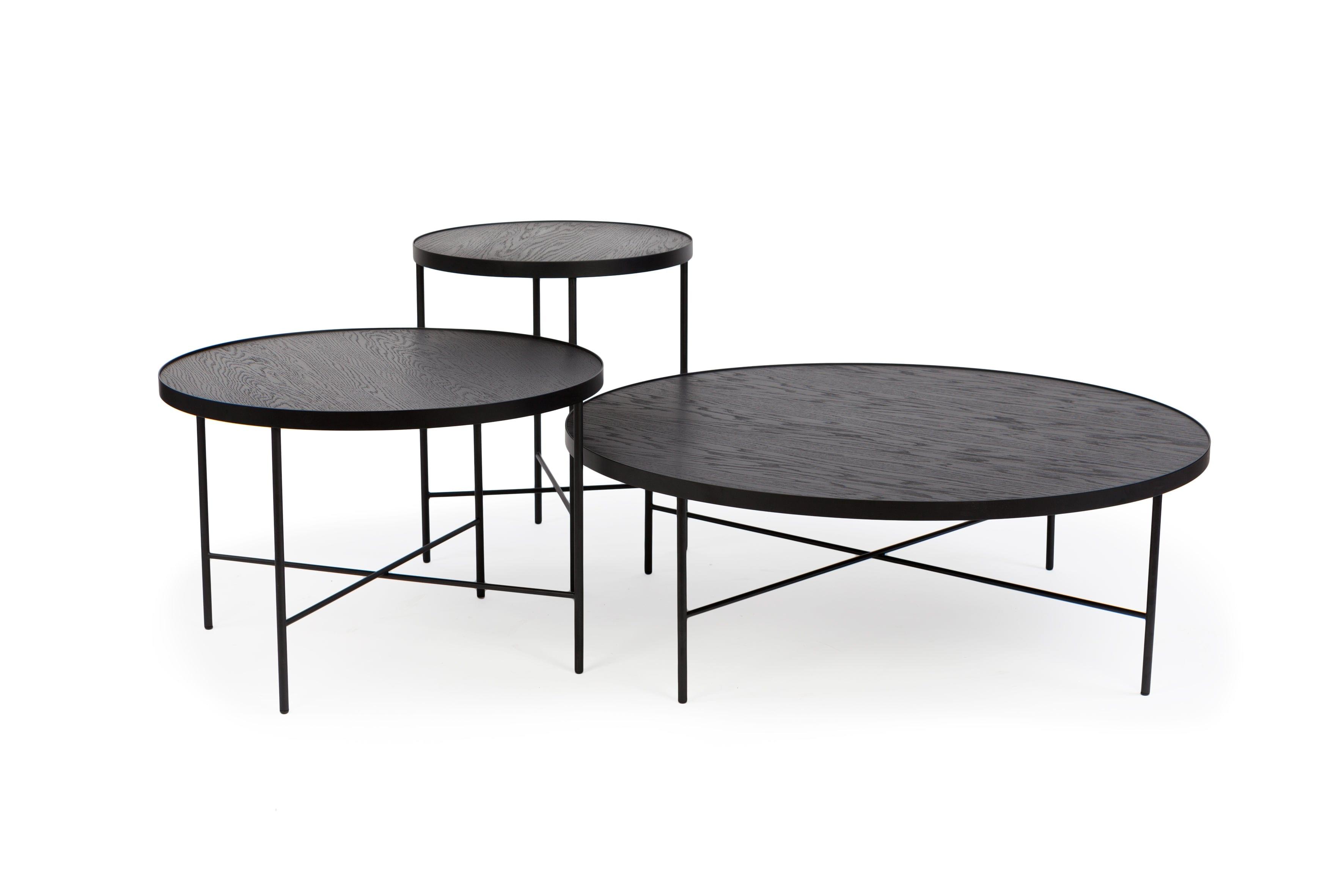 Stolik kawowy TRE czarny dąb Nordifra Eye on Design