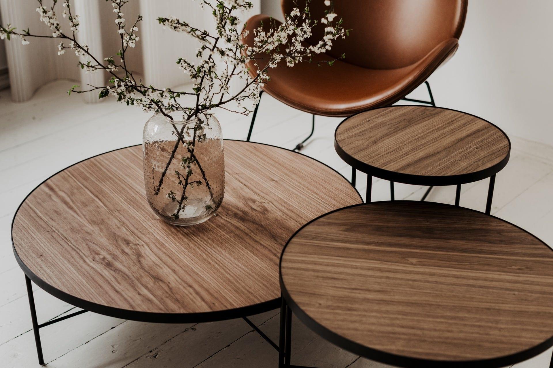 Stolik kawowy TRE orzech amerykański Nordifra Eye on Design