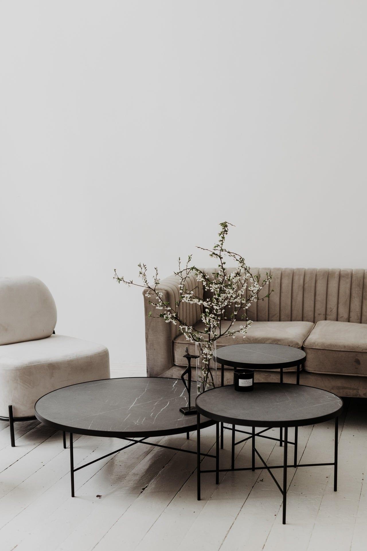 Stolik kawowy TRE szary marmur Nordifra Eye on Design