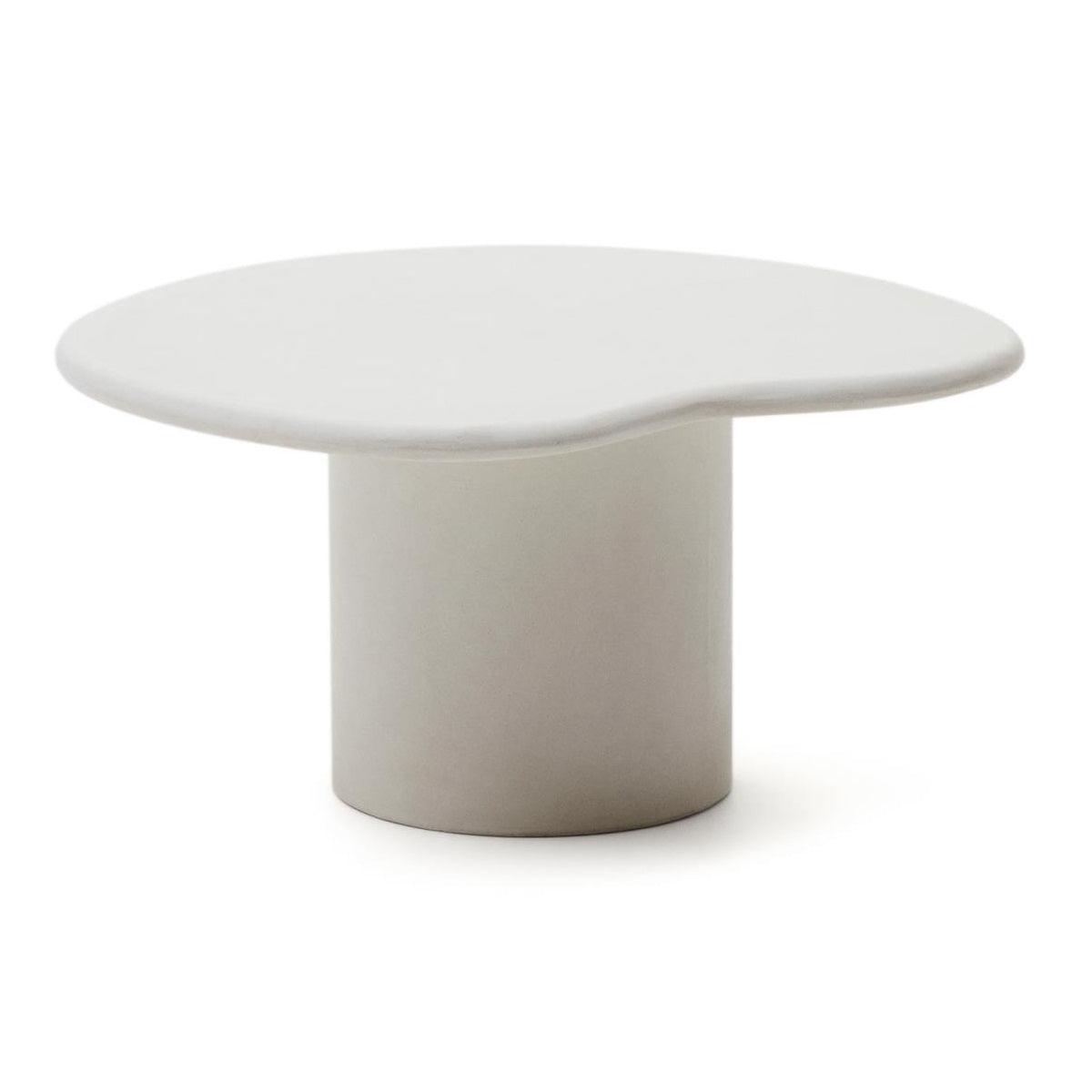 Stolik kawowy zewnętrzny MACARELLA biały cement La Forma Eye on Design
