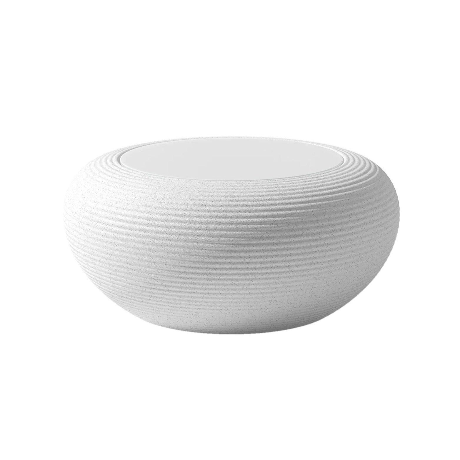 Stolik kawowy zewnętrzny NAMI biały Qeeboo Eye on Design