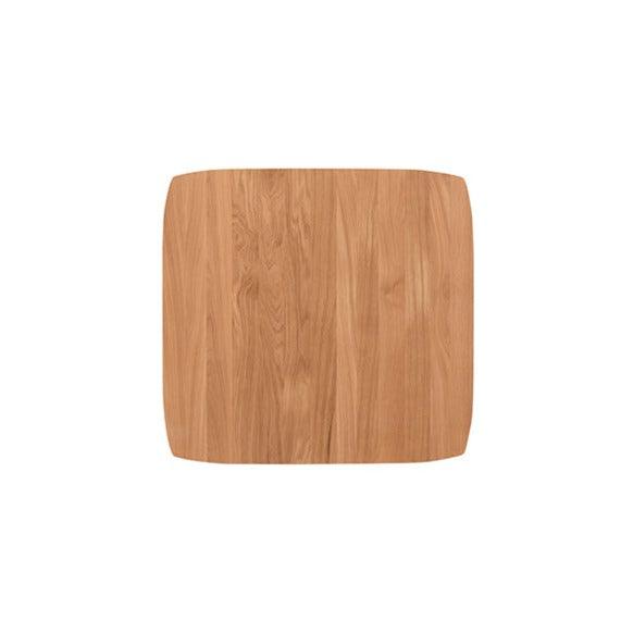 Stolik kwadratowy FEZA drewniany z czarną podstawą Nobonobo Eye on Design