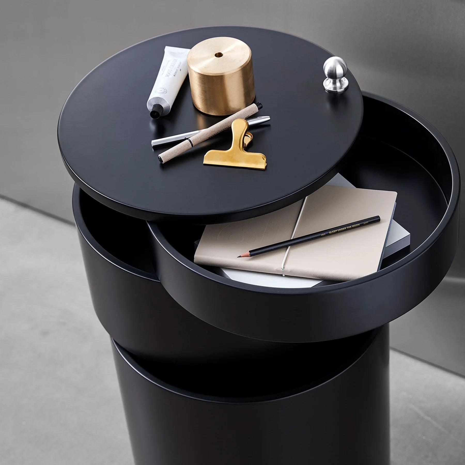 Stolik na kółkach BARBOY czarny Verpan Eye on Design