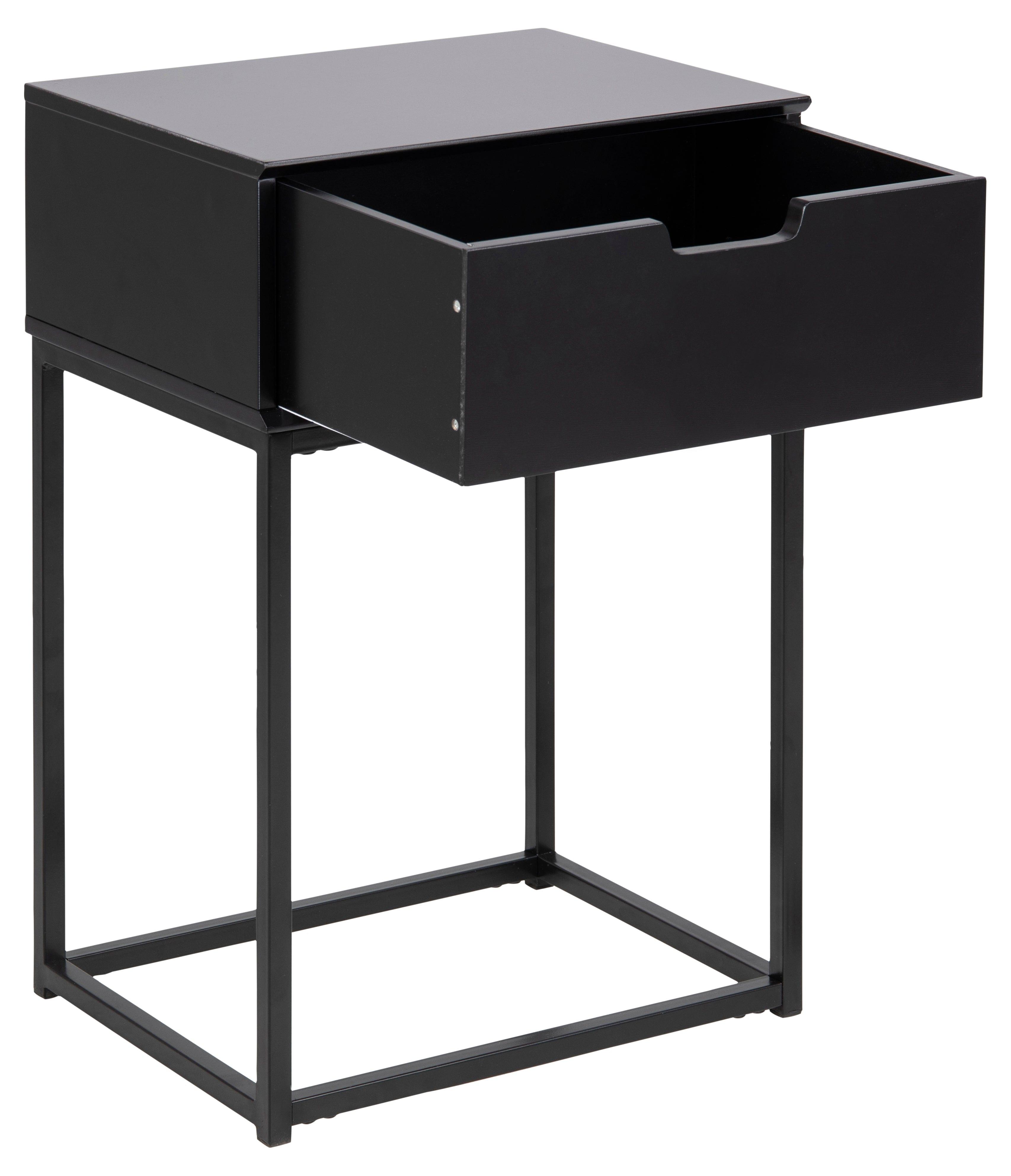 Stolik nocny MITRA czarny Home Essentials Eye on Design