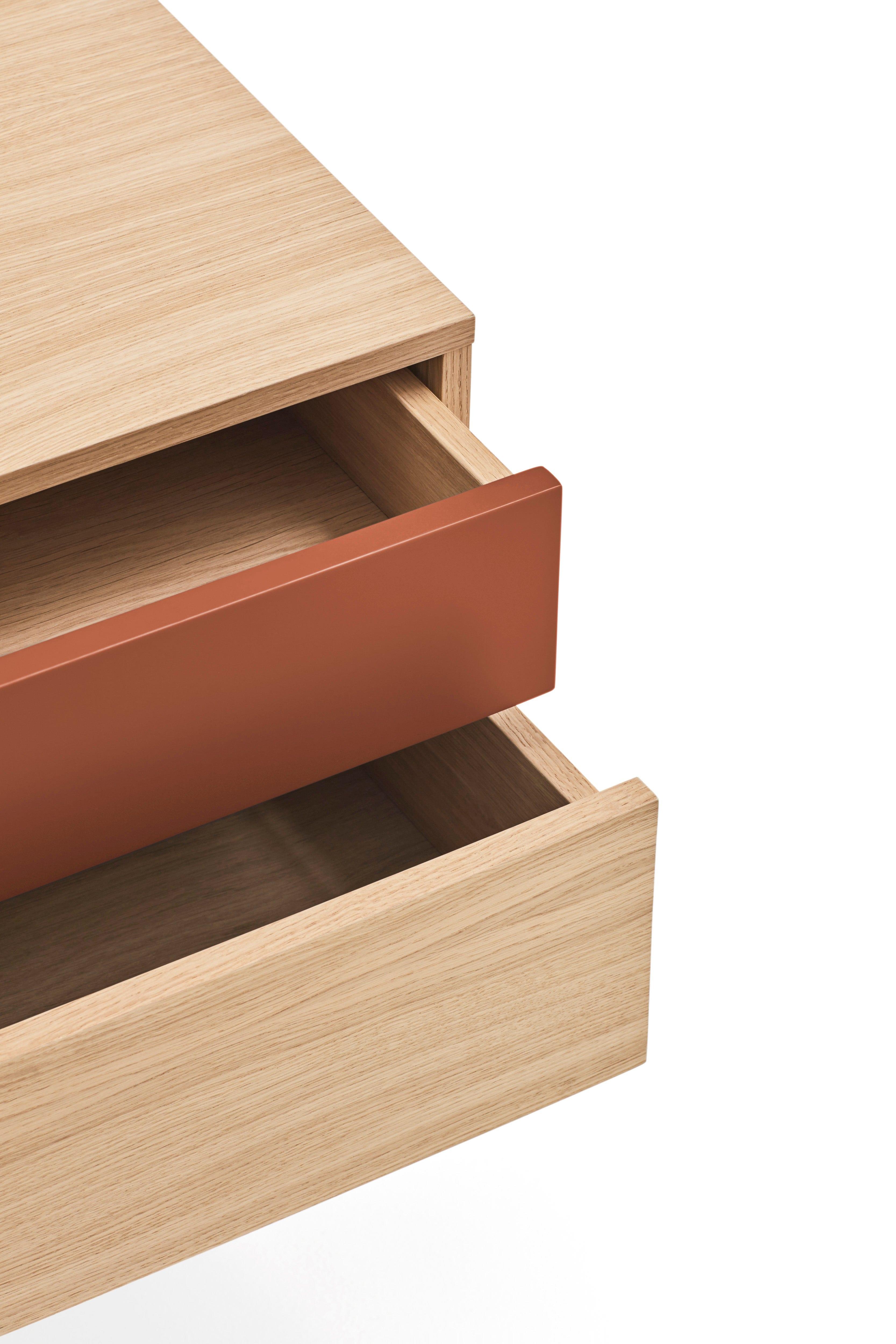 Stolik nocny YOKO czerwony Teulat Eye on Design