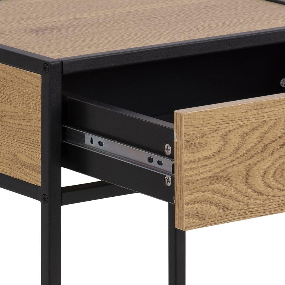 Stolik nocny z szufladą SEAFORD drewniany Actona Eye on Design